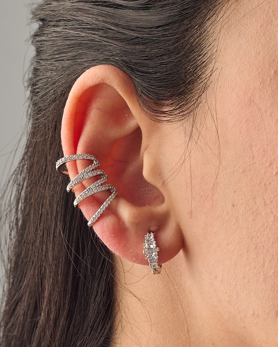 Ear cuff & earrings