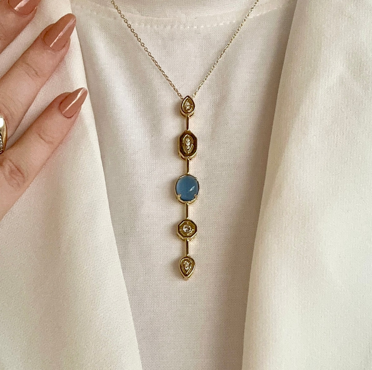 V necklace