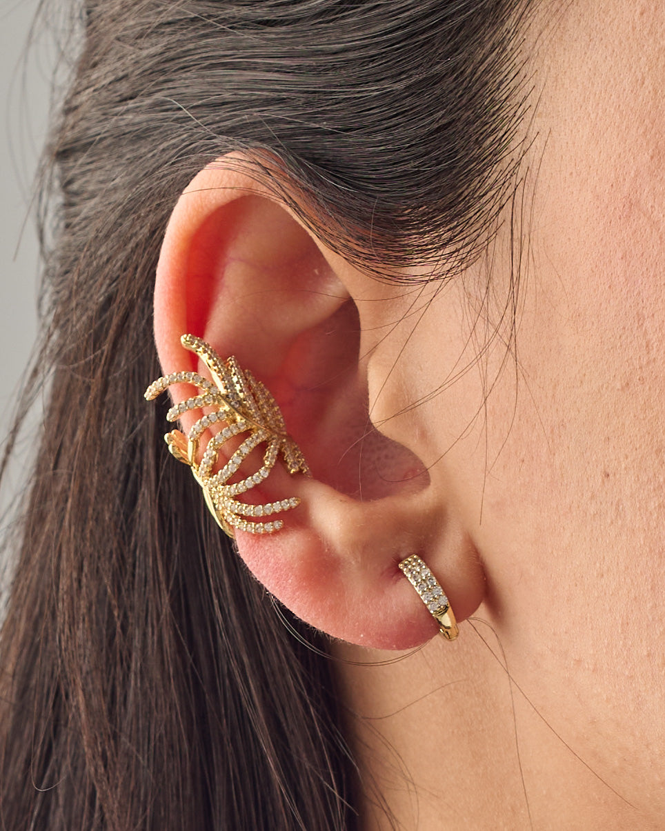 Ear cuff & earrings