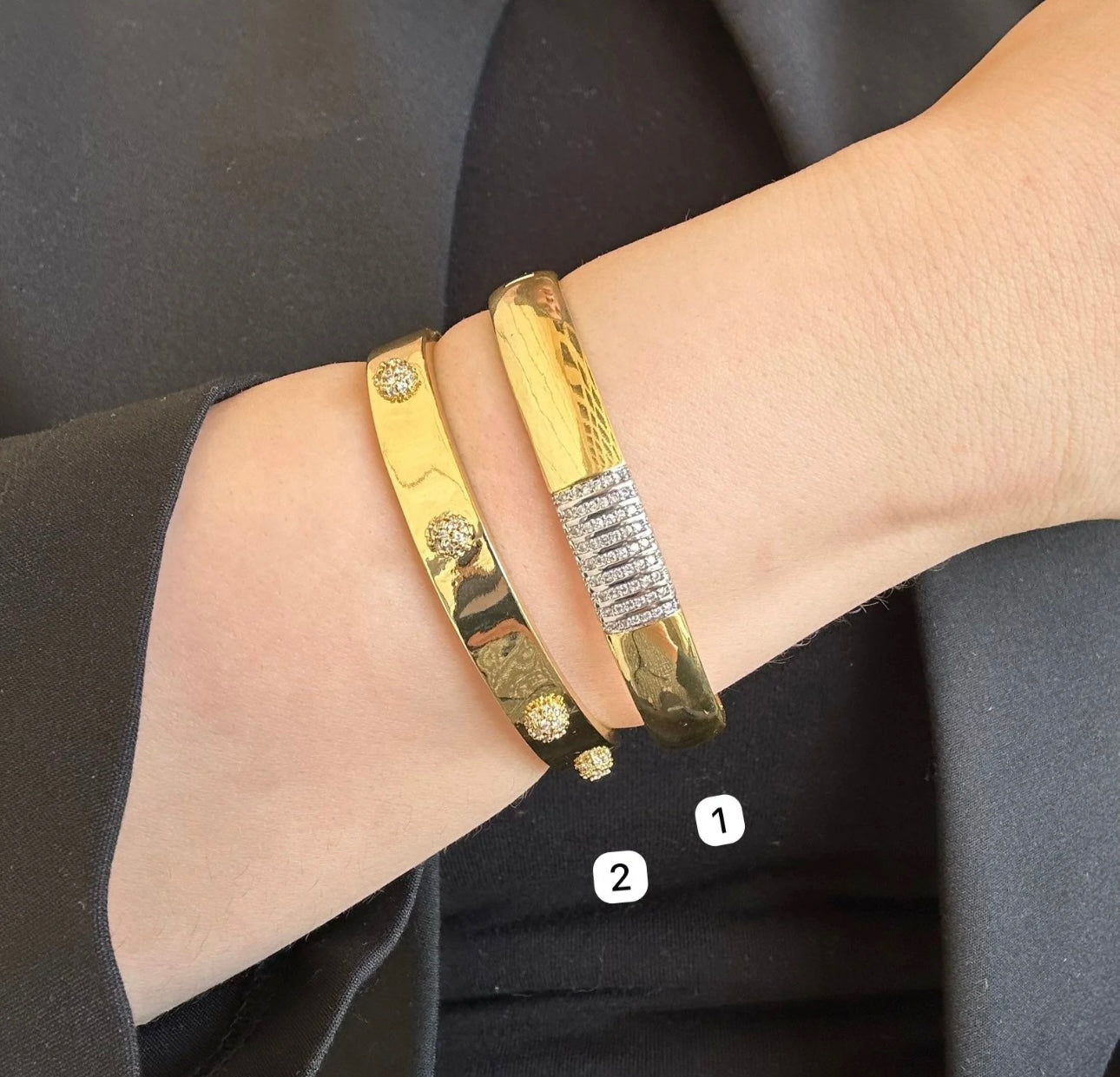 Diamond bangle