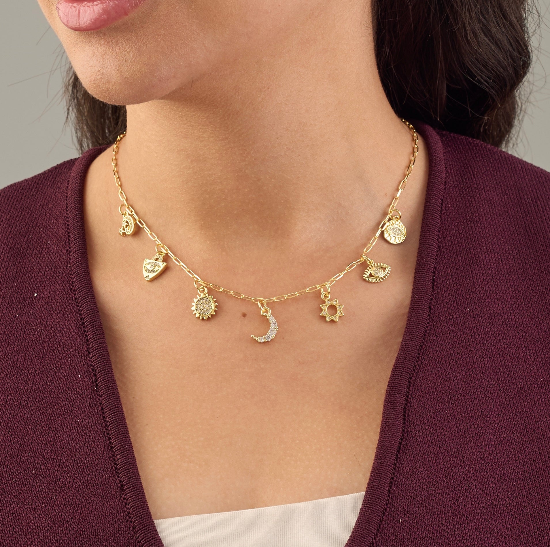 Summer charms necklace