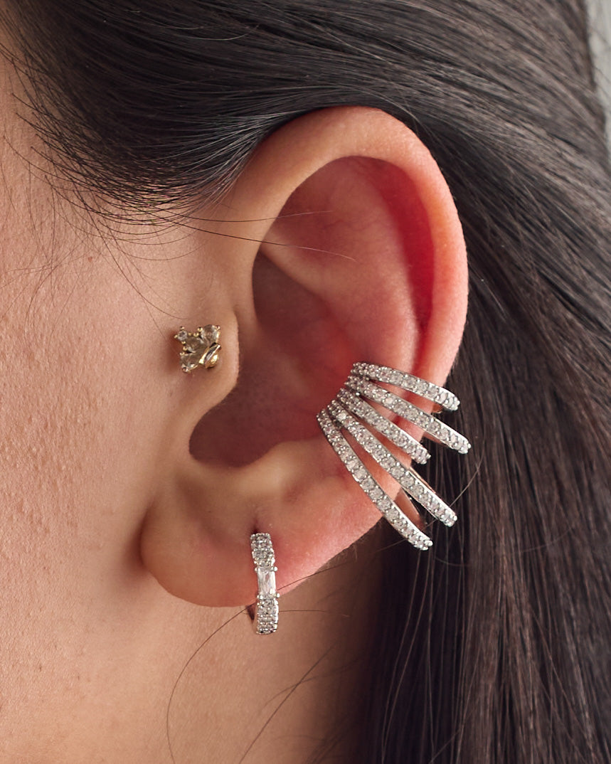 Ear cuff & earrings