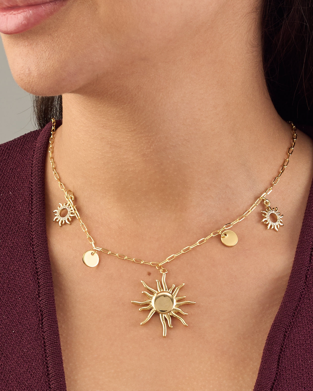 Sun necklace