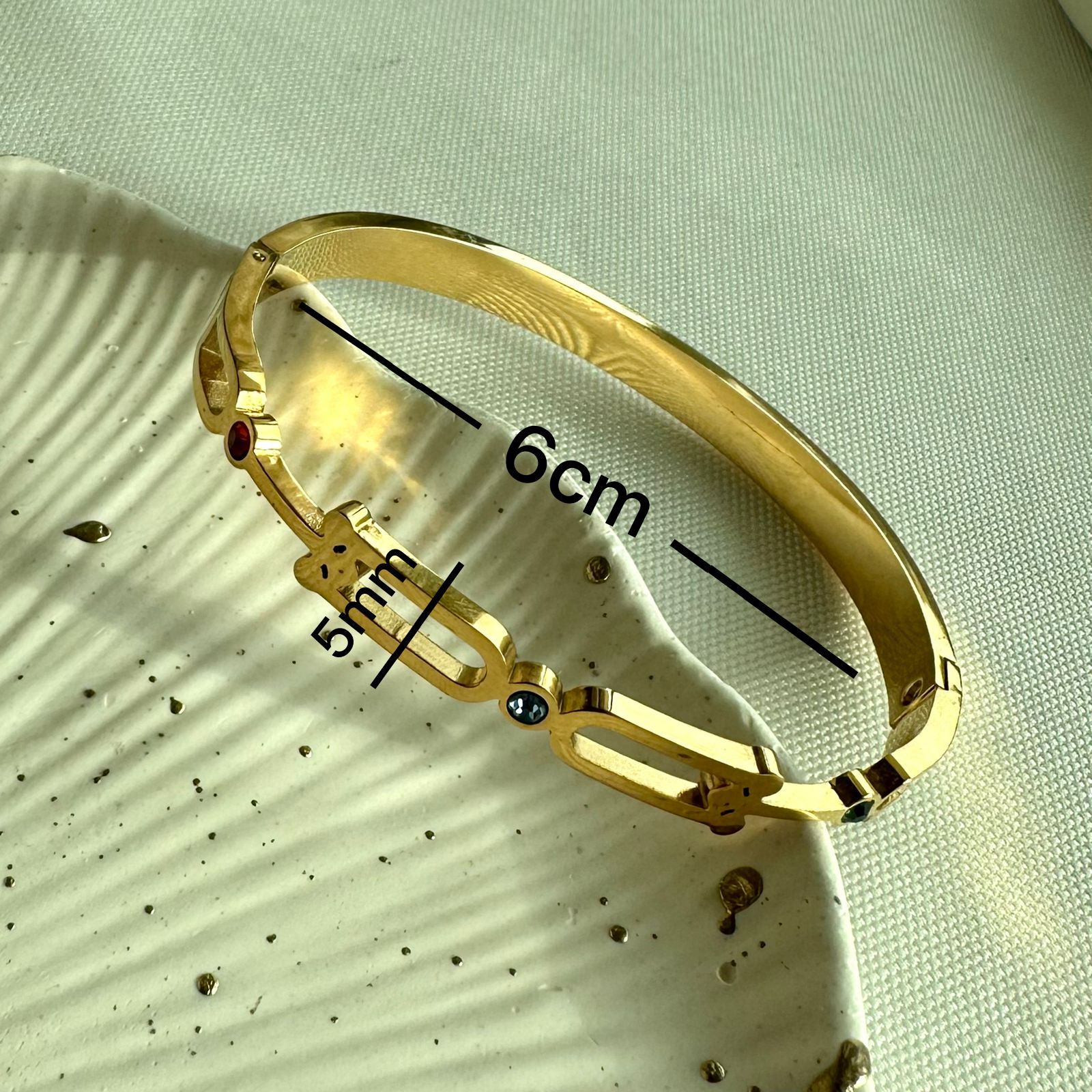 Zircon  colorful bangle