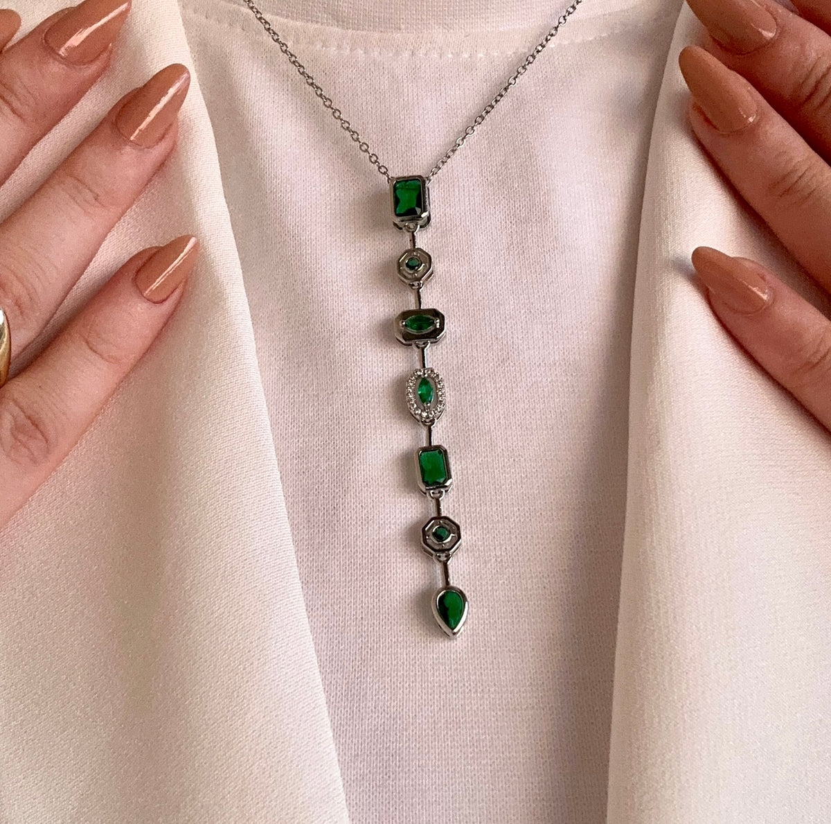 V necklace