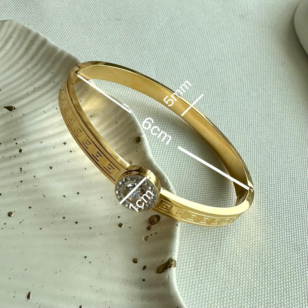 Golden Versace bangle