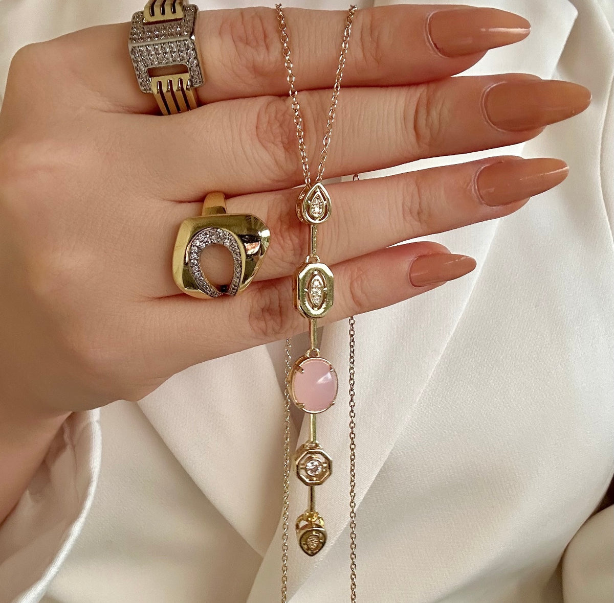 V necklace