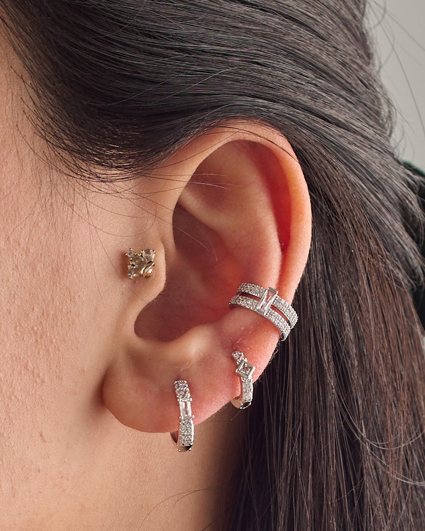 Ear cuff & earrings
