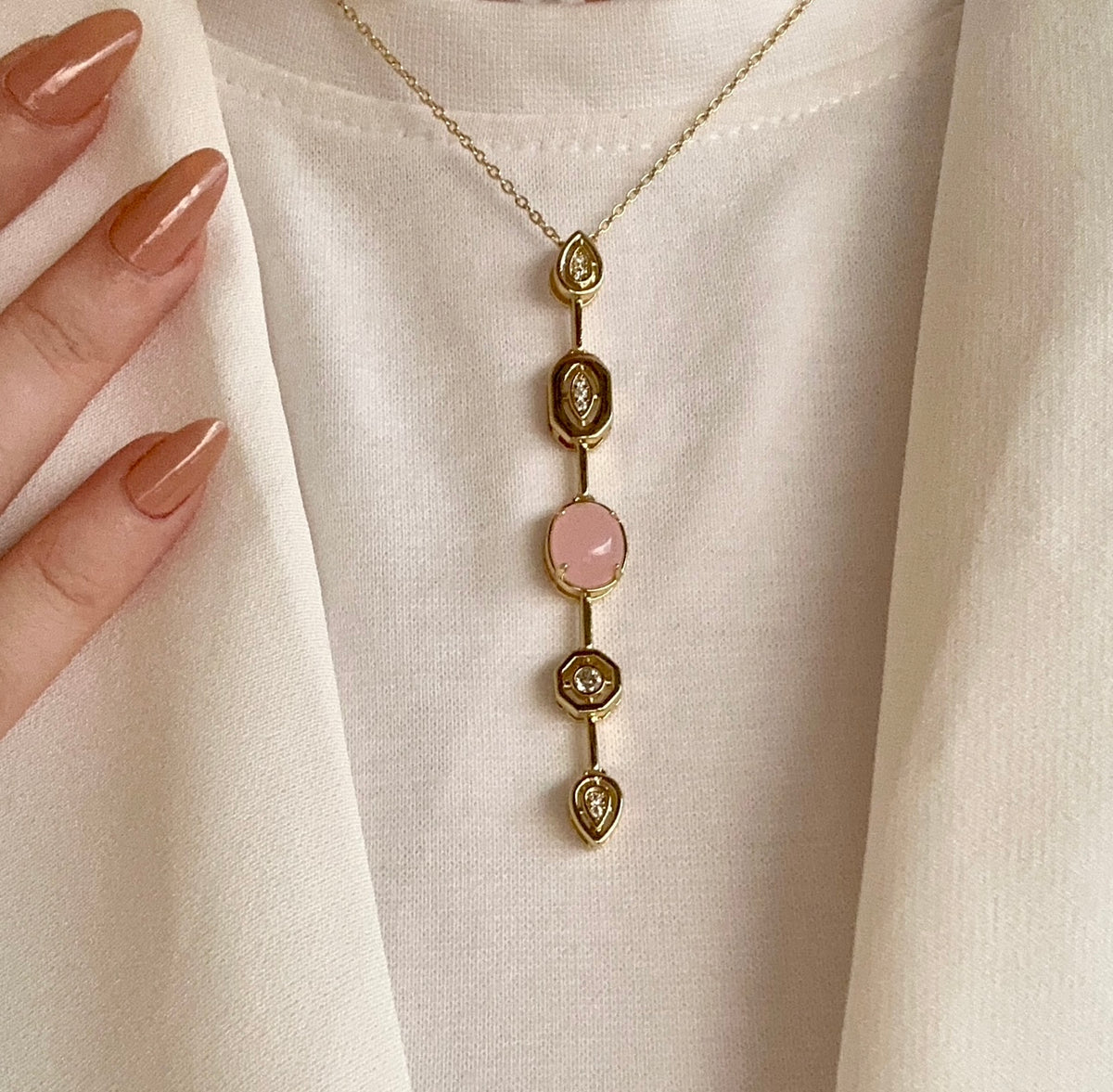 V necklace