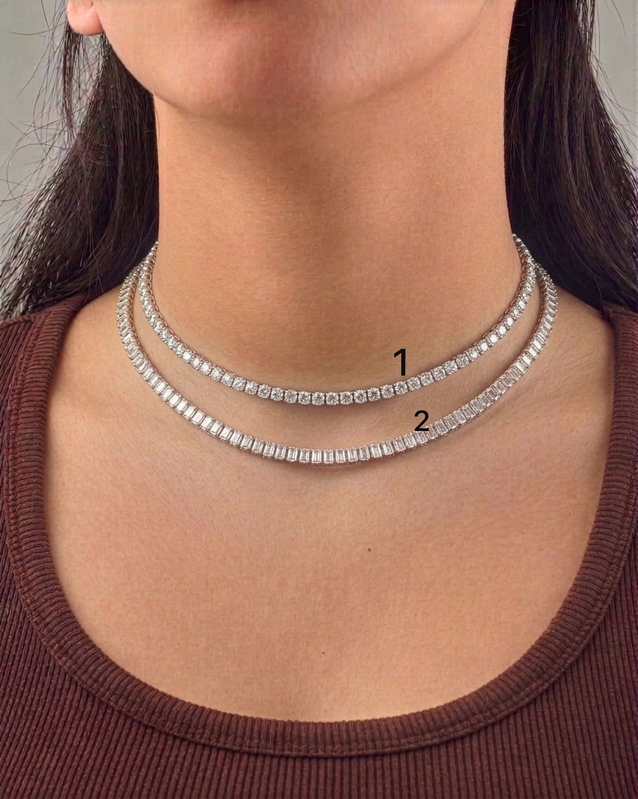 Tennis necklace