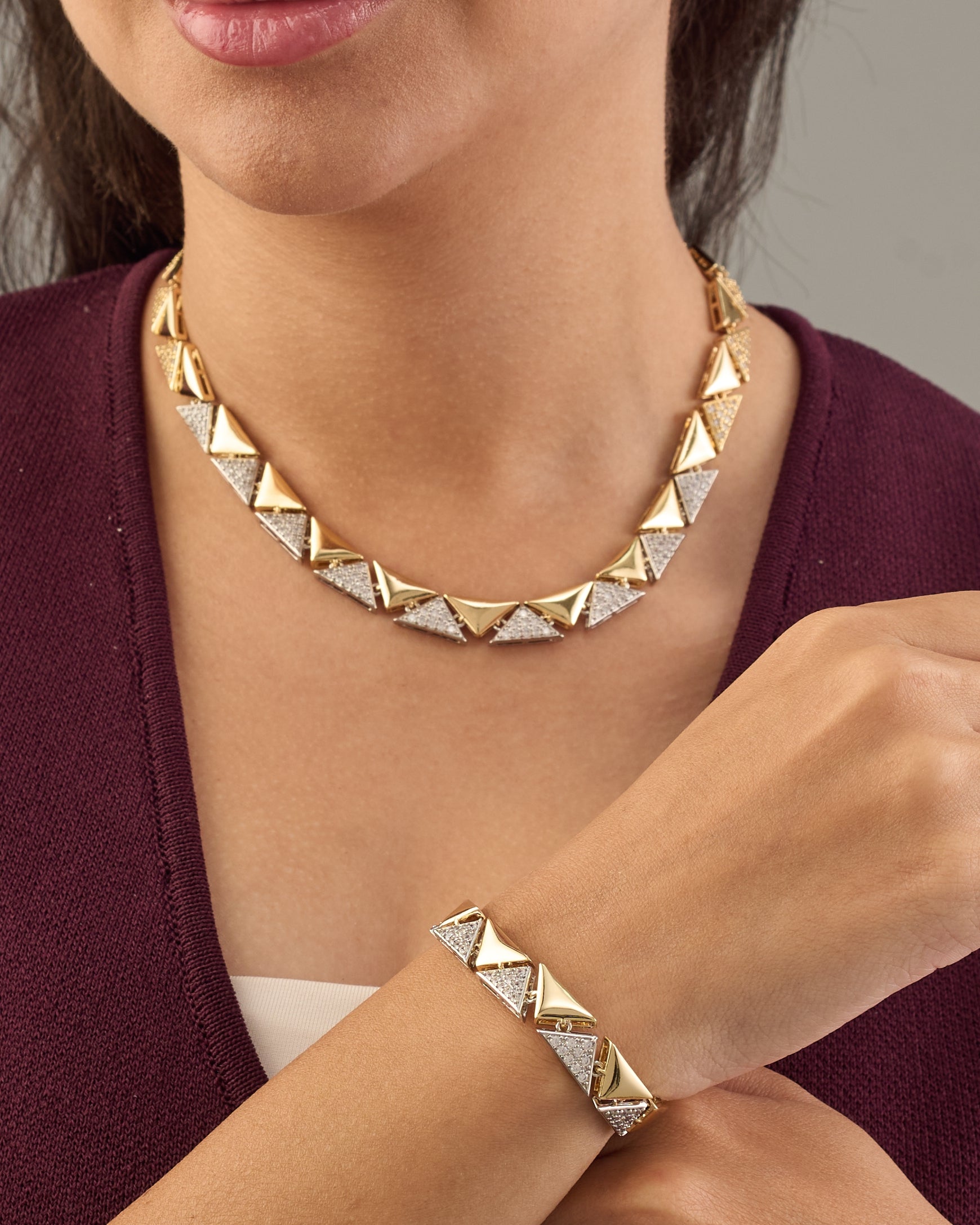 Set necklace & bracelet