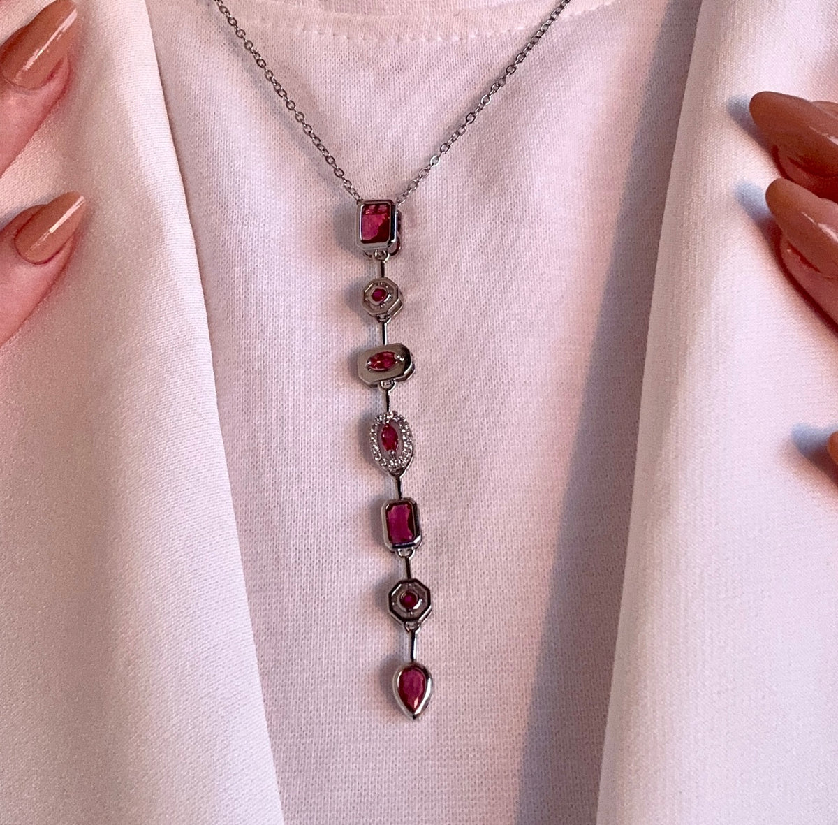 V necklace