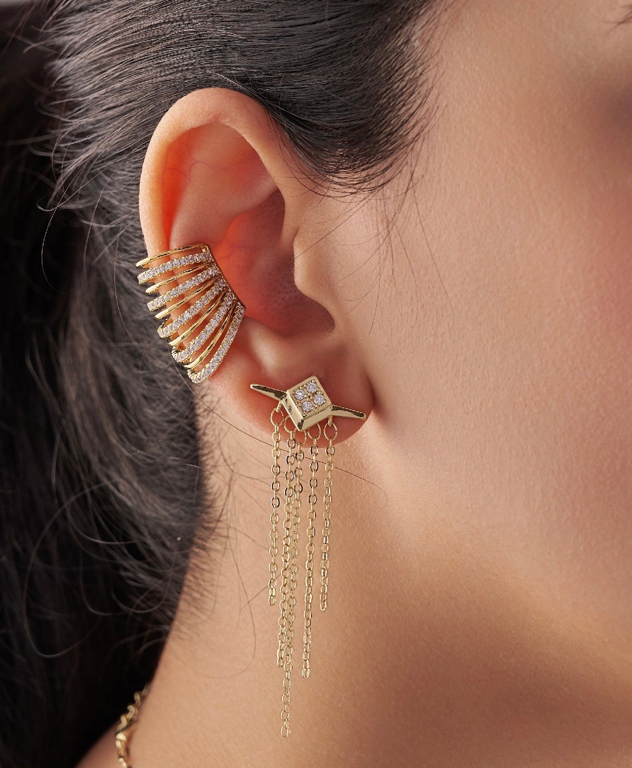 Cuff earrings