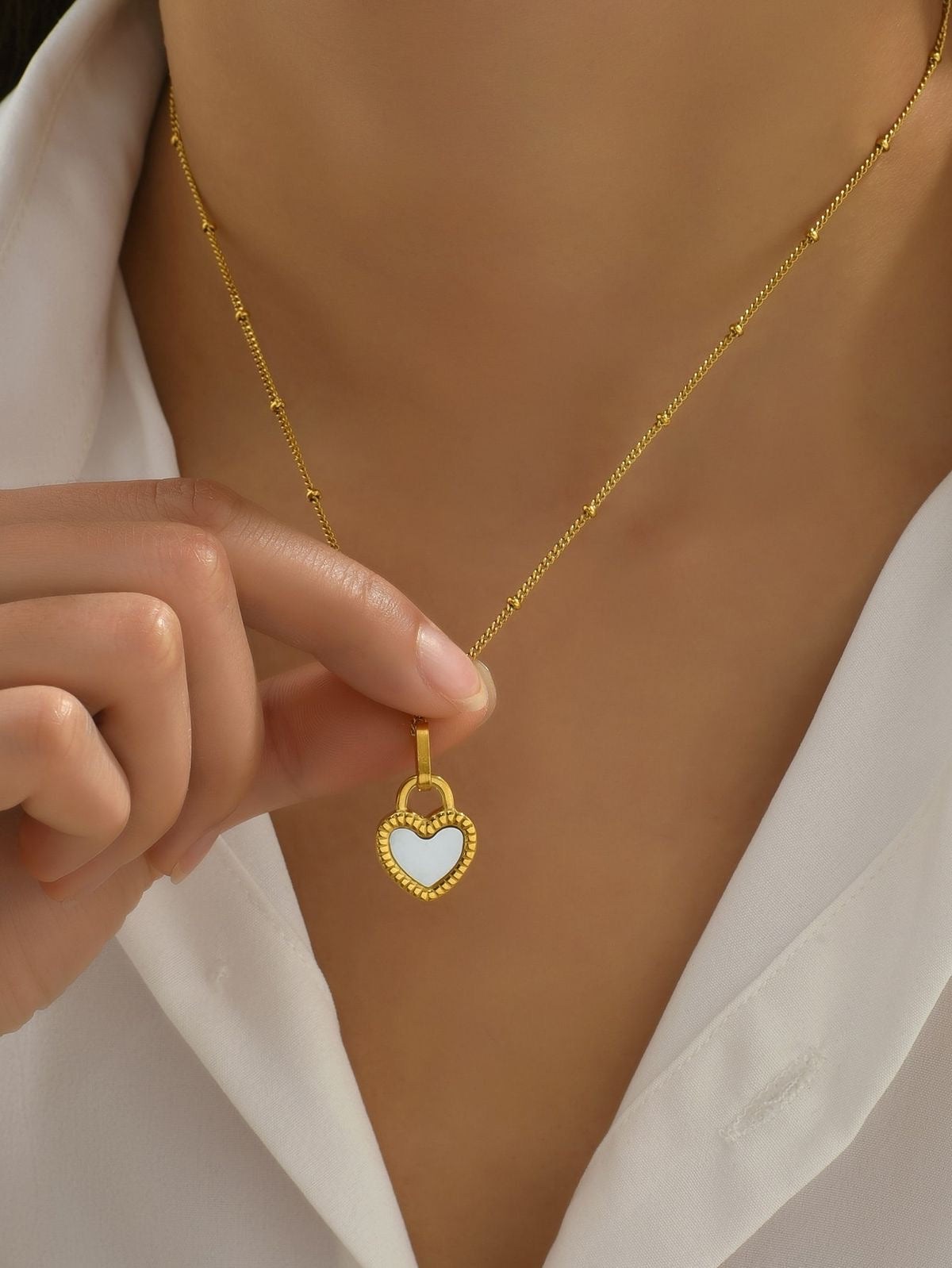 Heart charm Necklace