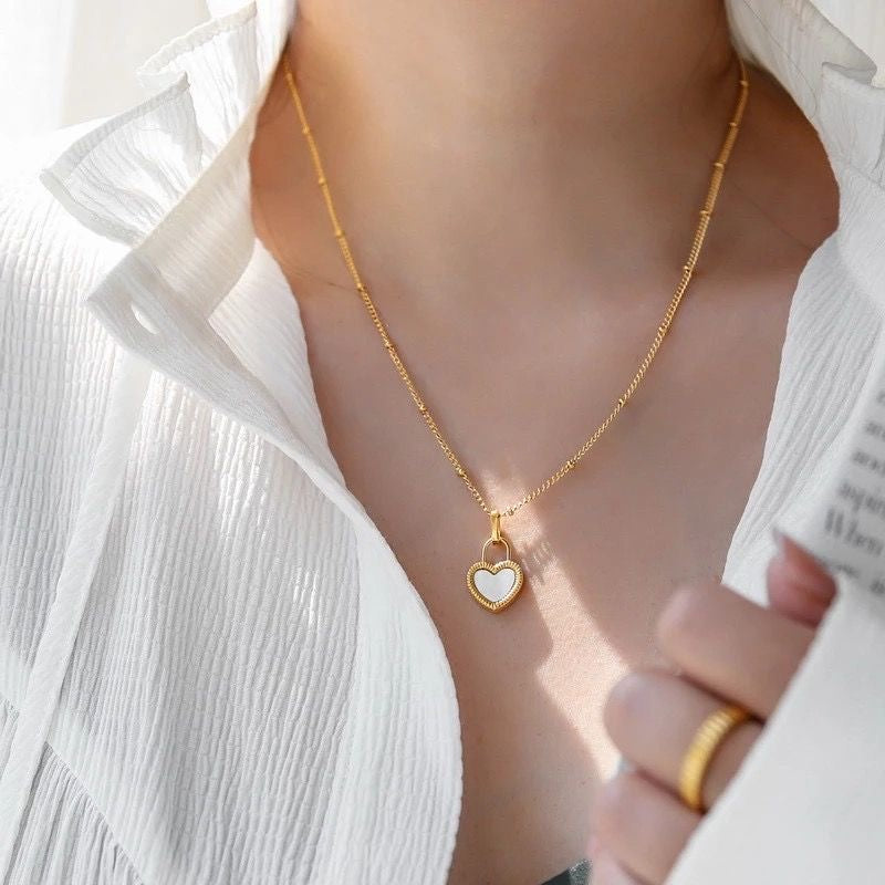 Heart charm Necklace