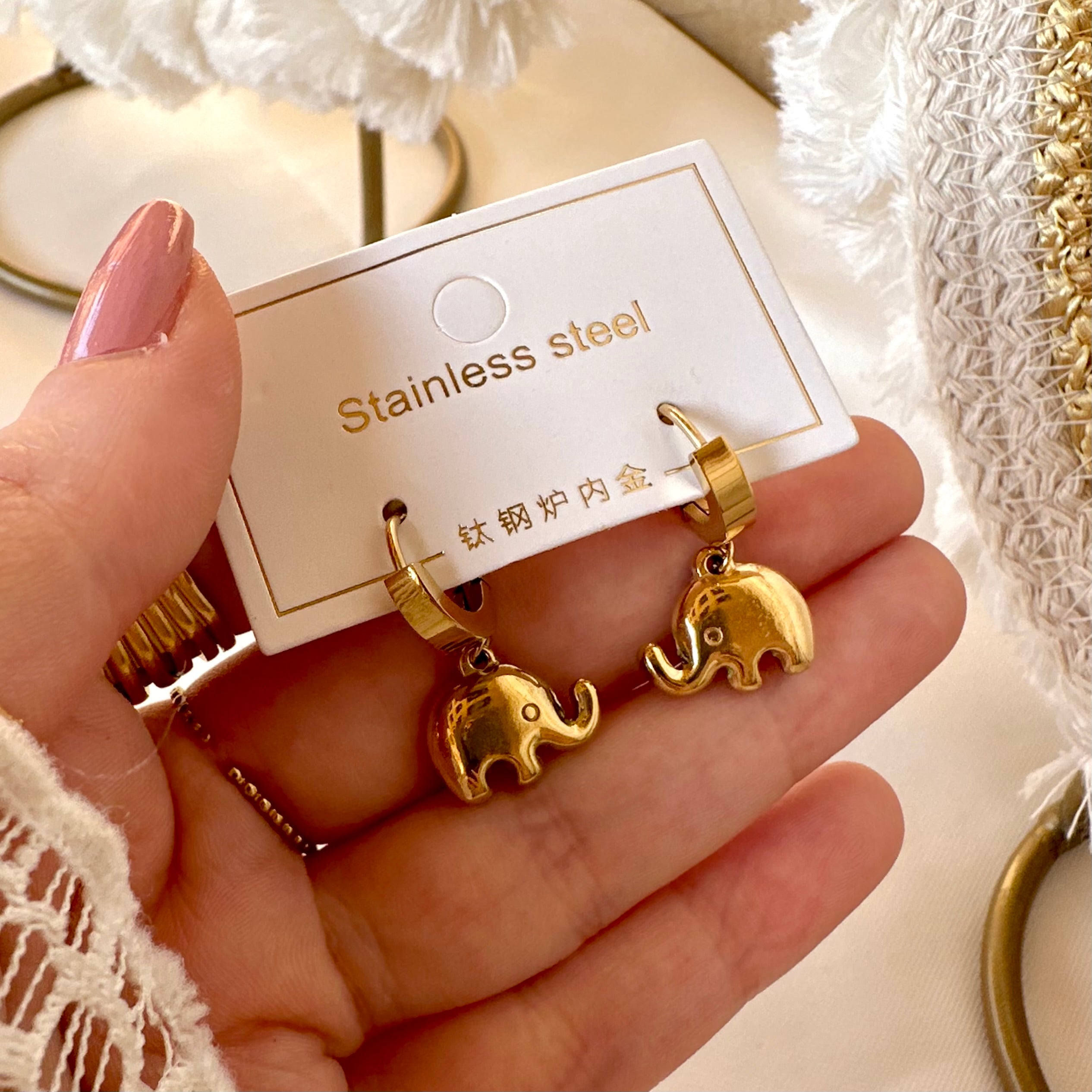 Elephant earrings