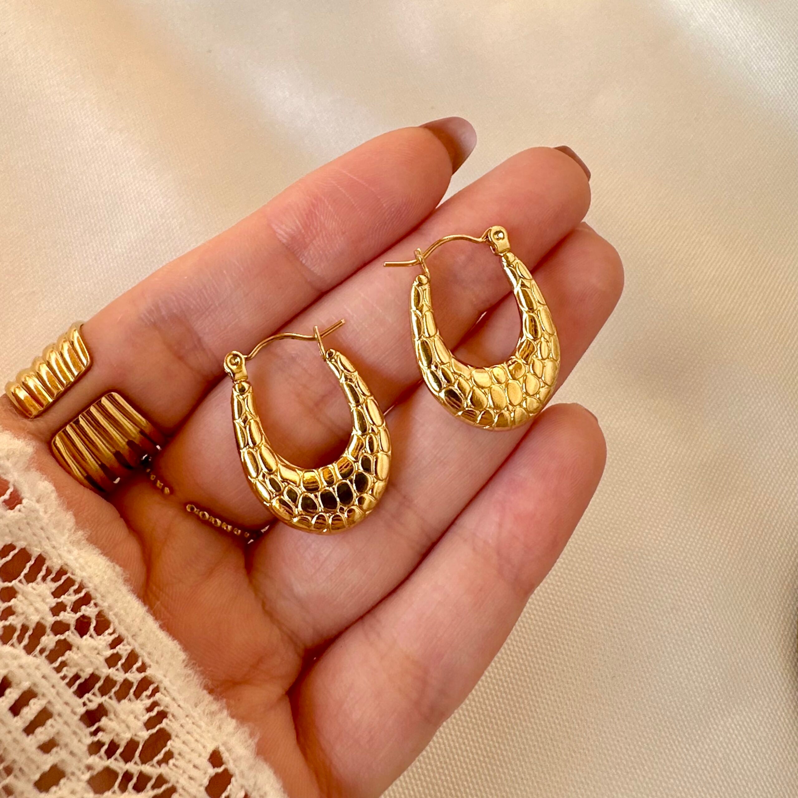 Hoop earrings
