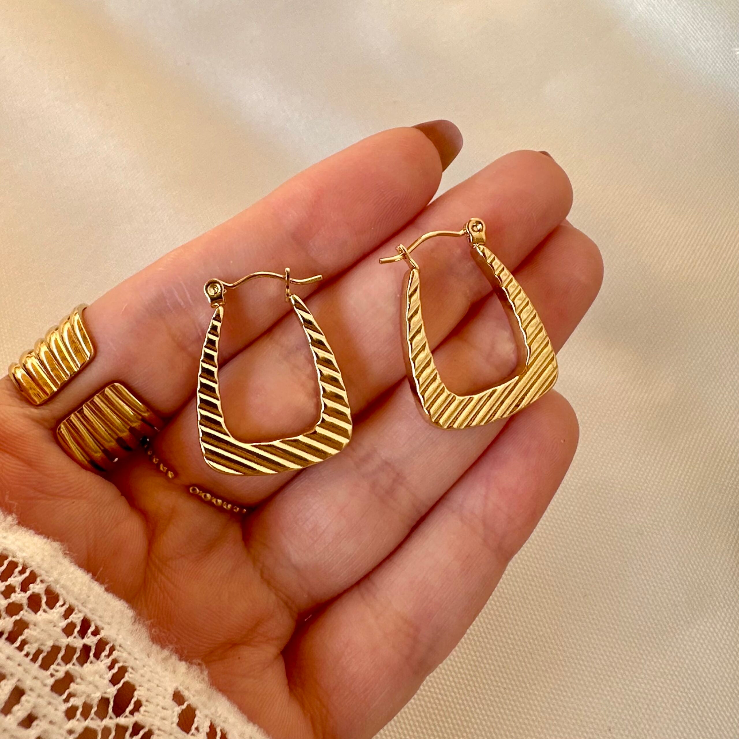 Hoop earrings