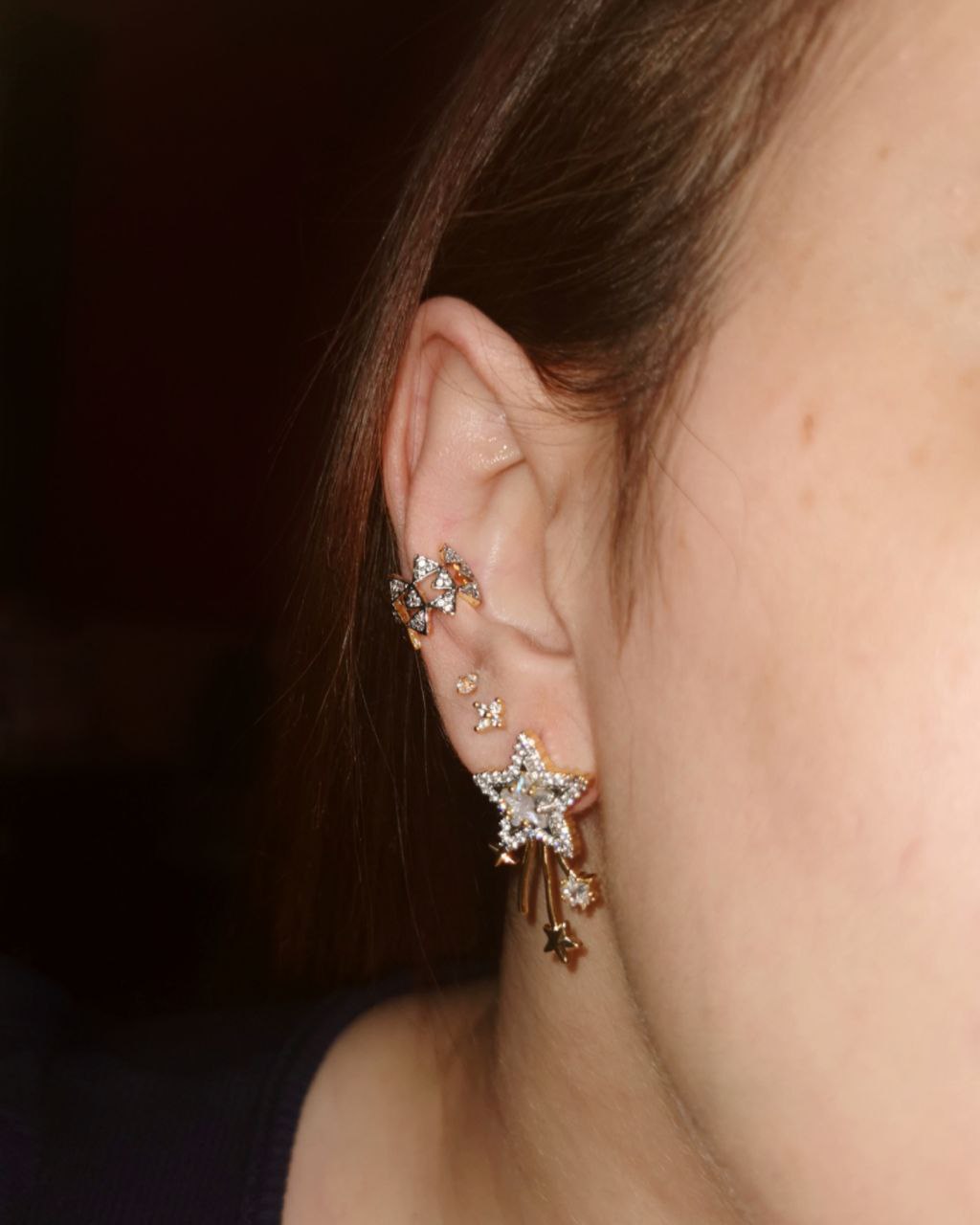 Star earrings