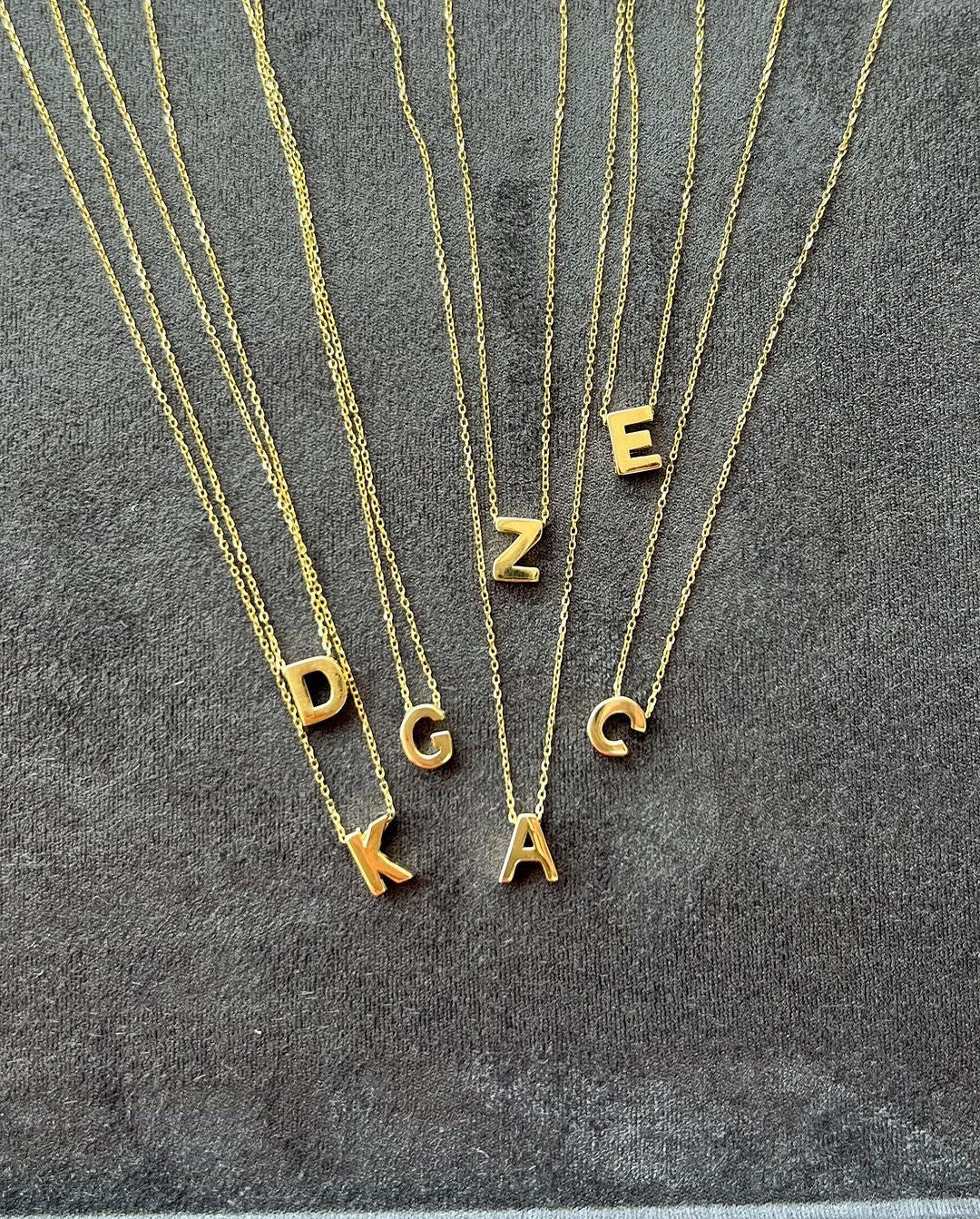 Letter necklace
