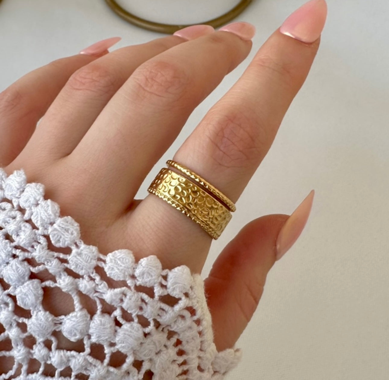 Cuff gold Ring