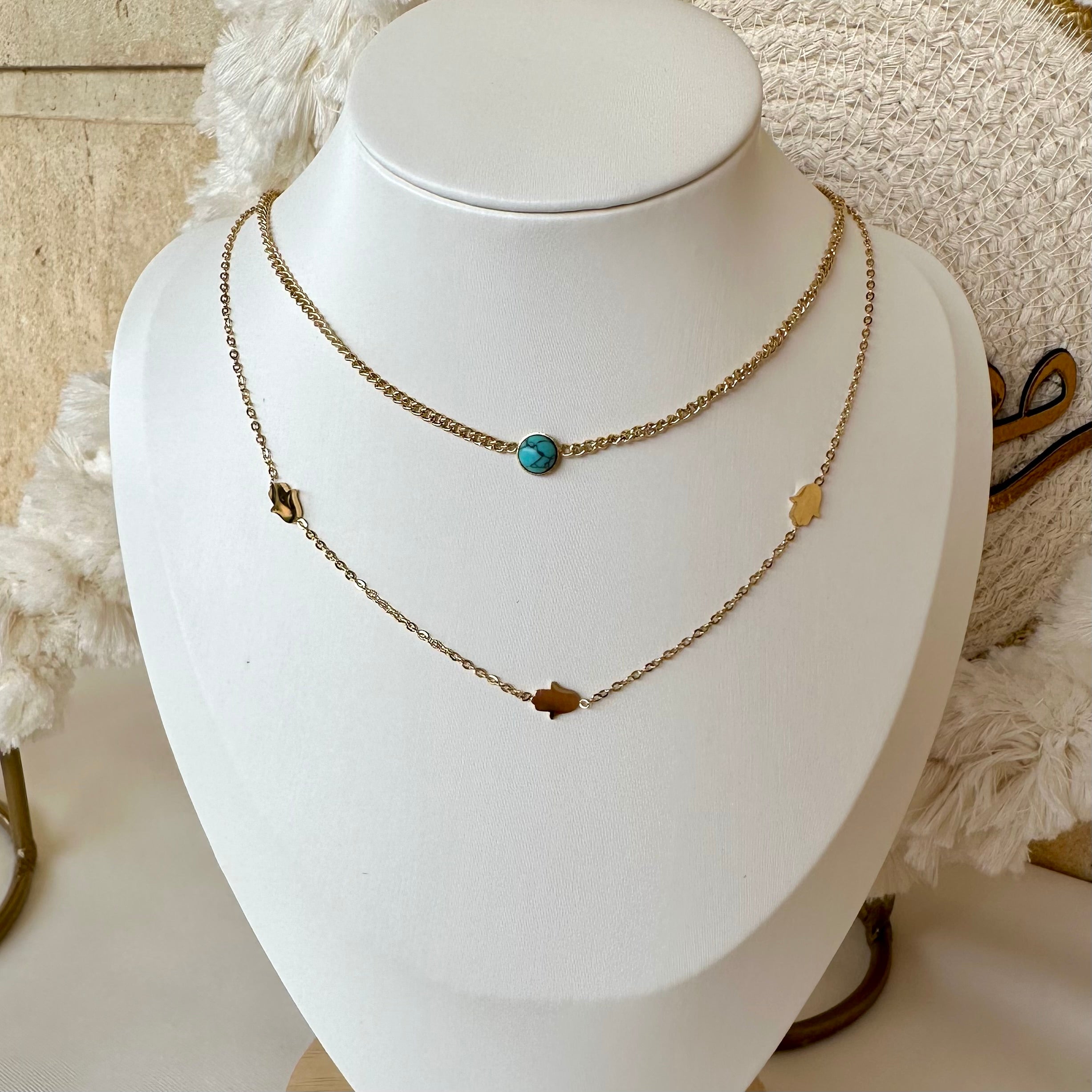 Double Turquoise necklace