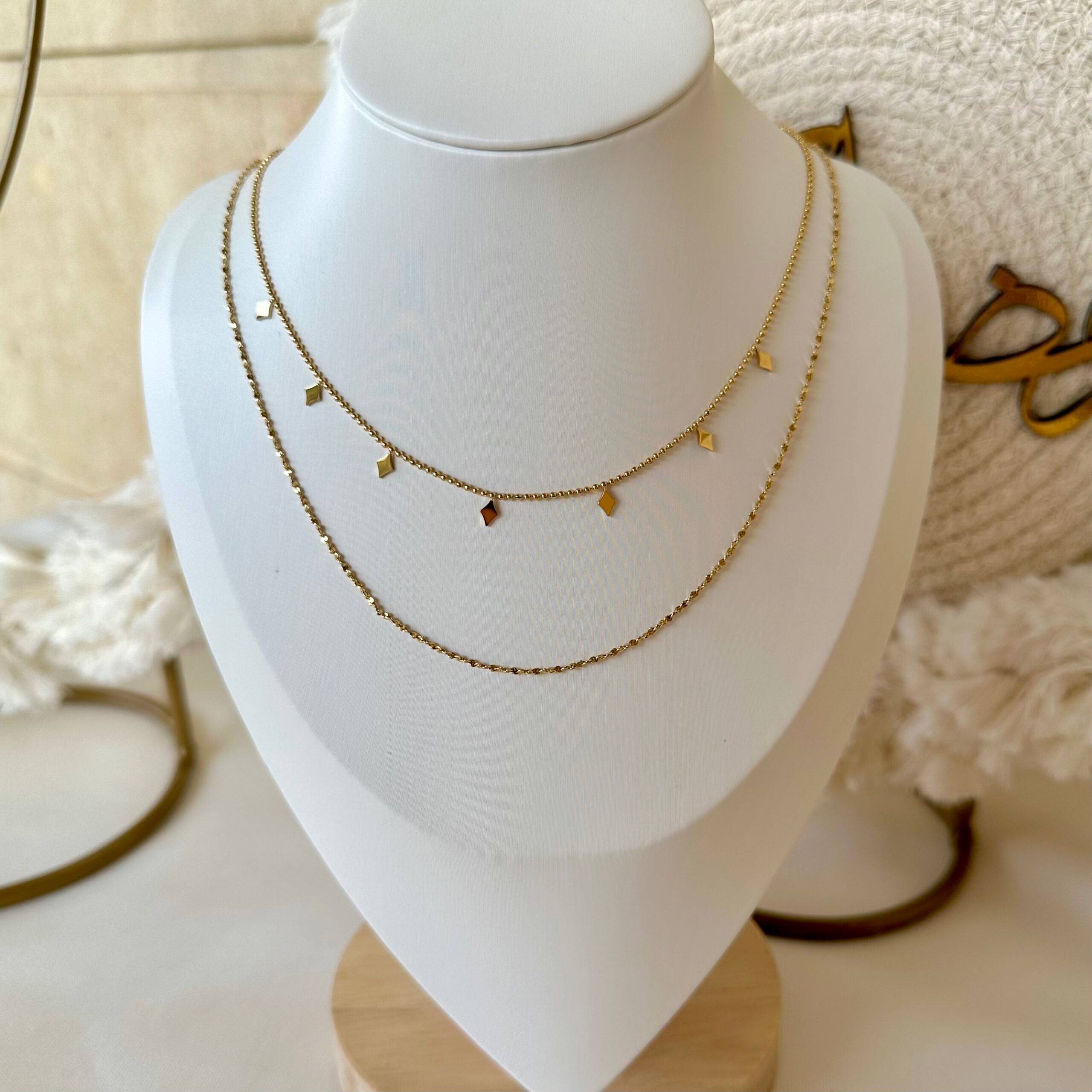 Double Golden necklace