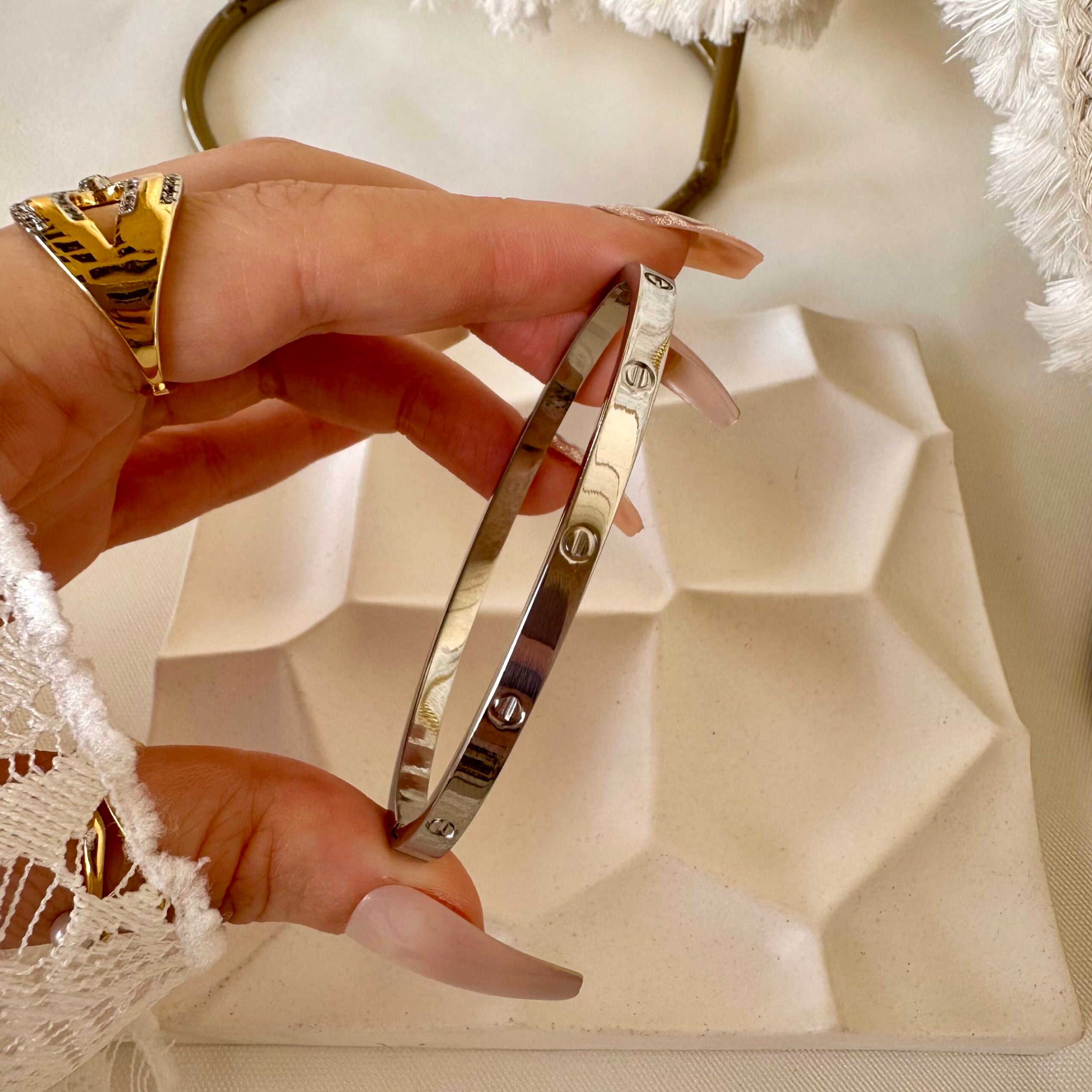 Cartier silver bracelet