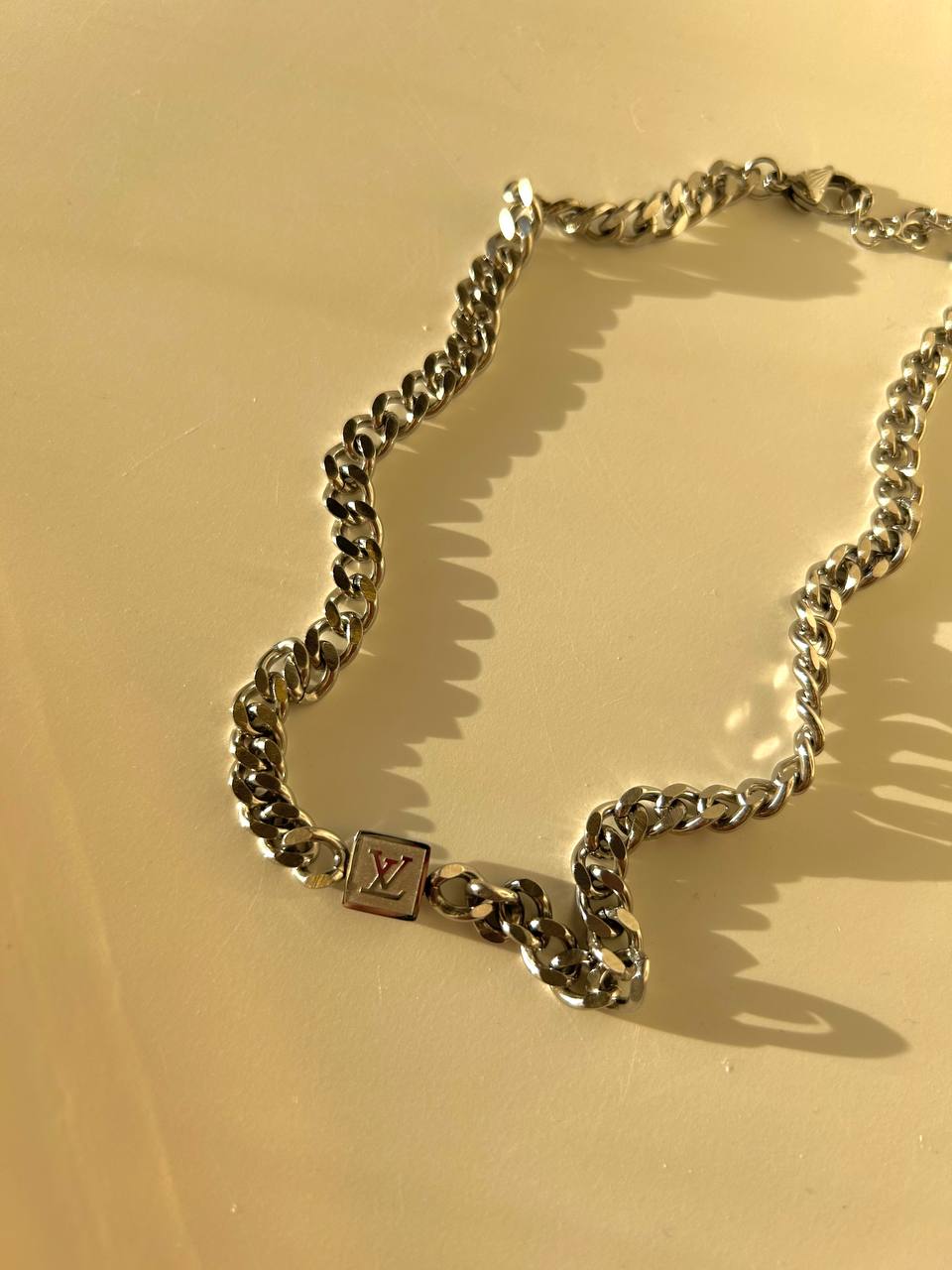 Lv Silver necklace