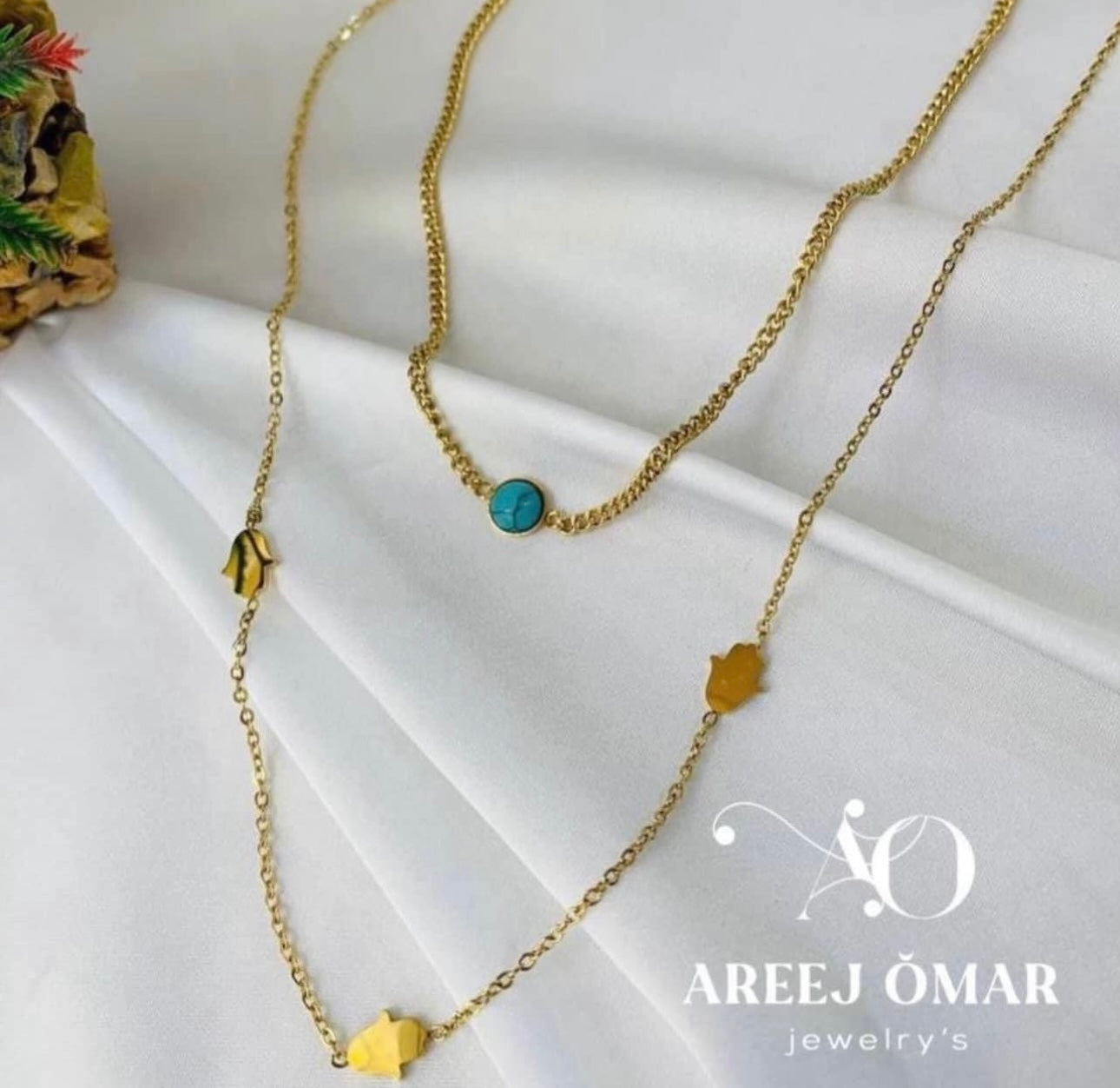 Double Turquoise necklace