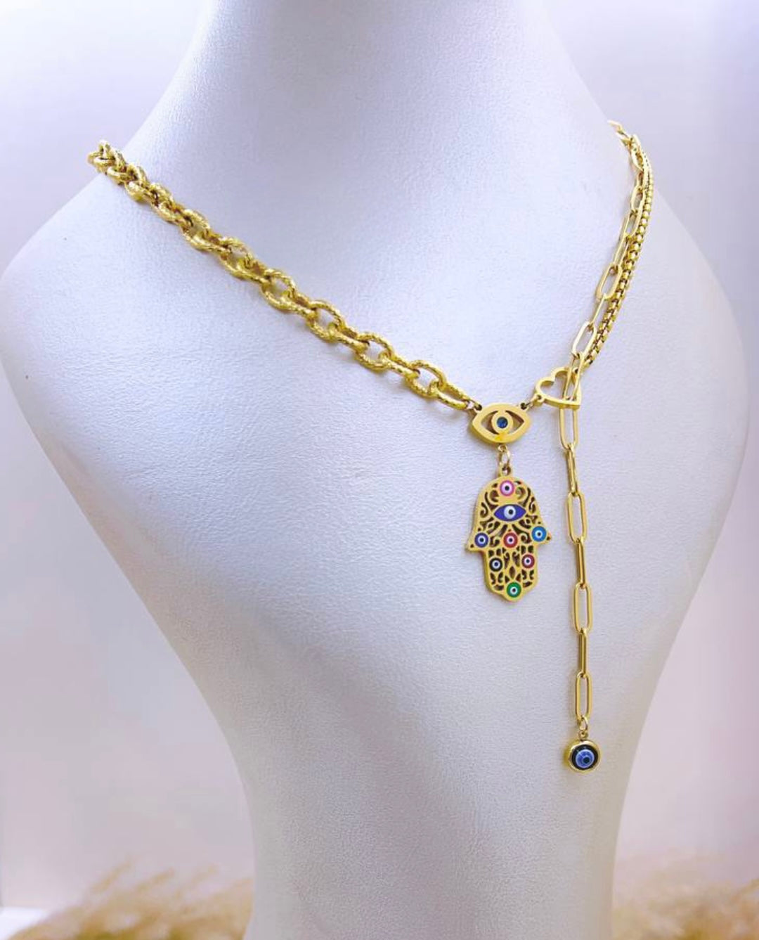 Evil eye necklace