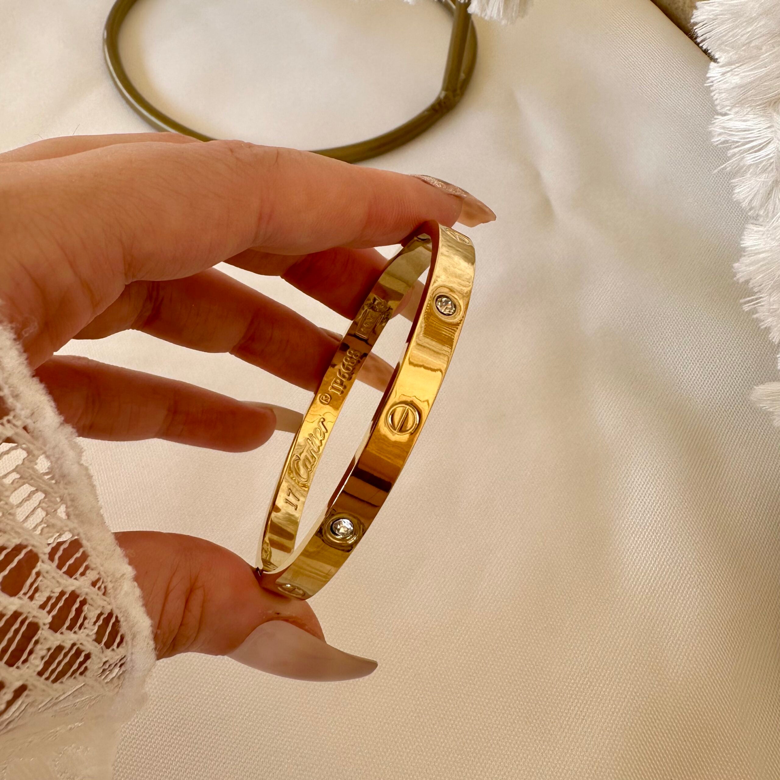 Cartier zircon bangle