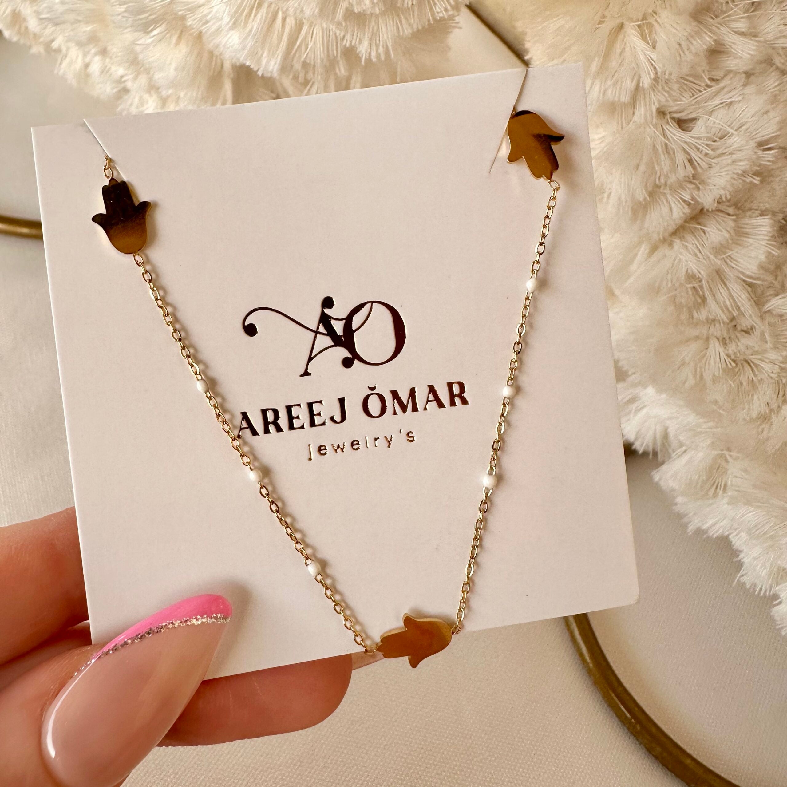 Hamsa chocker necklace