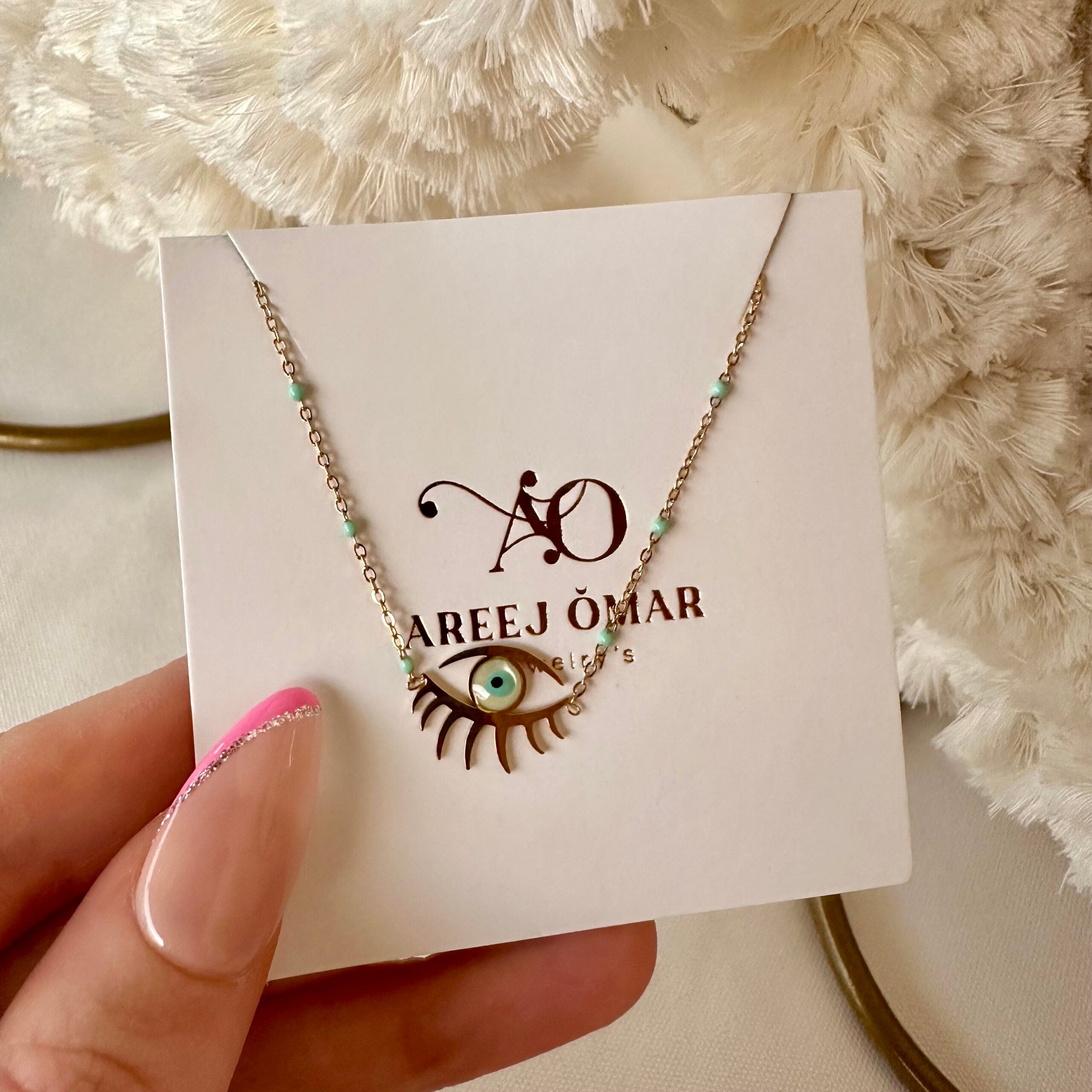 Evil eye necklace
