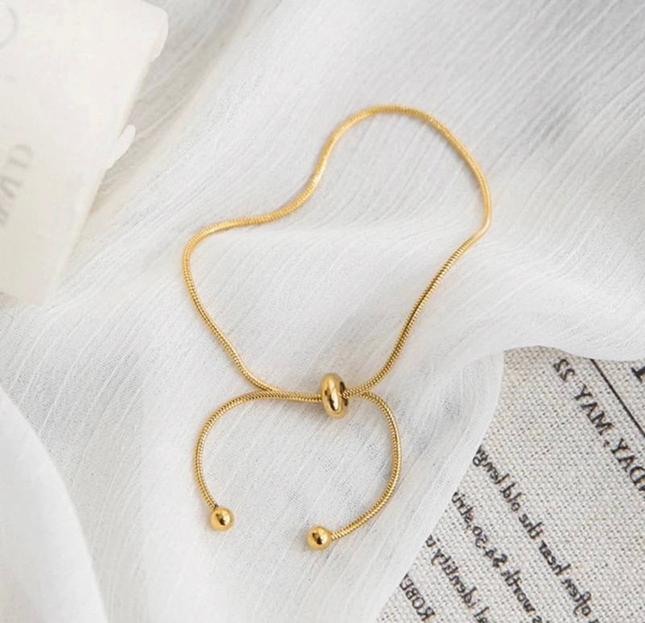 Snake chain bracelet