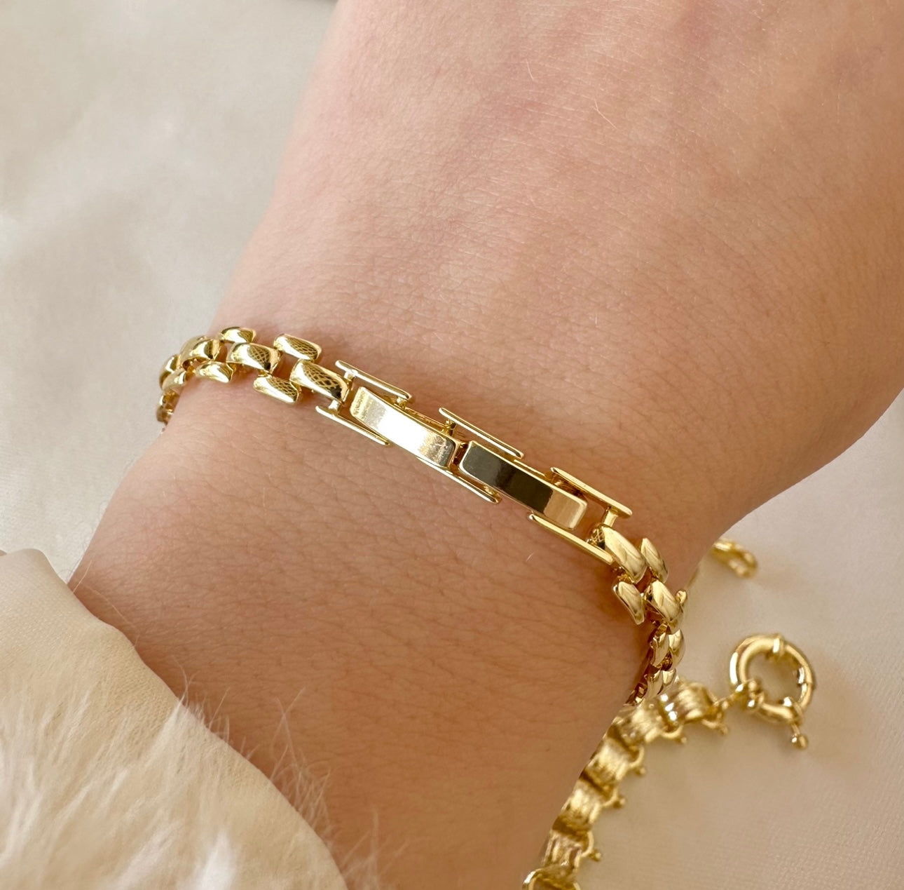 Rolex zircon bracelet