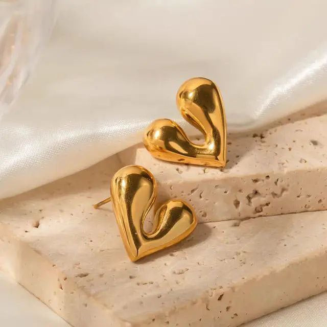 Heart earrings