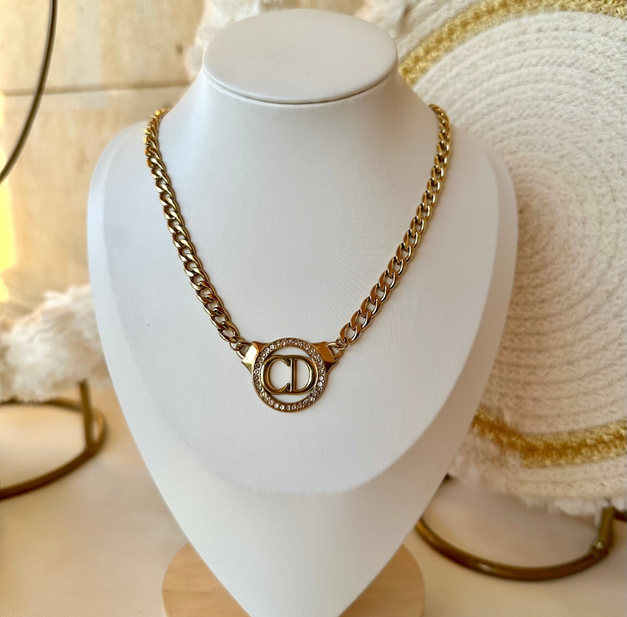 Cd necklace