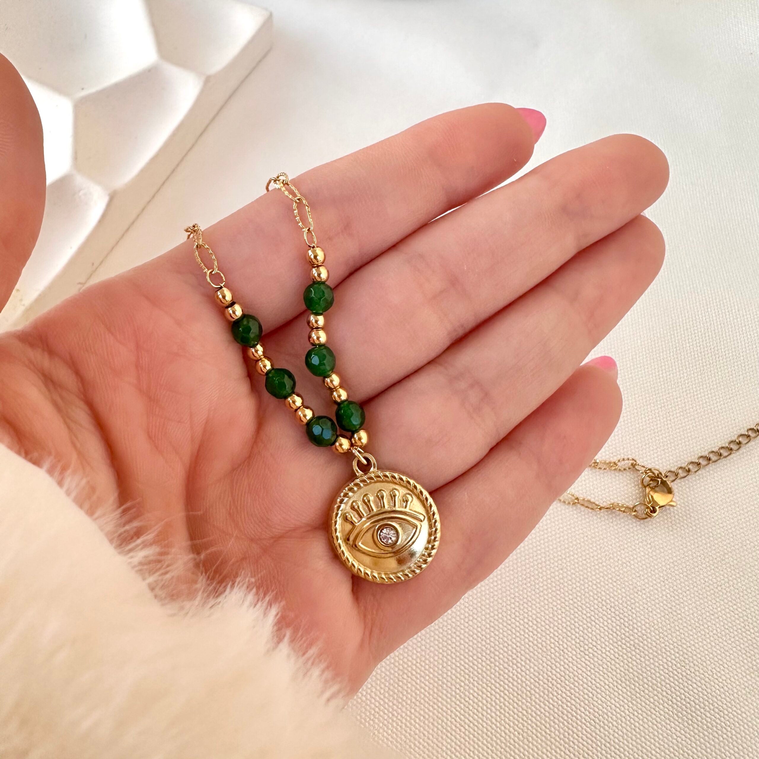 Evil eye necklace