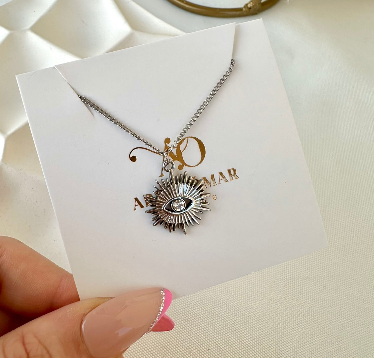 Evil eye necklace