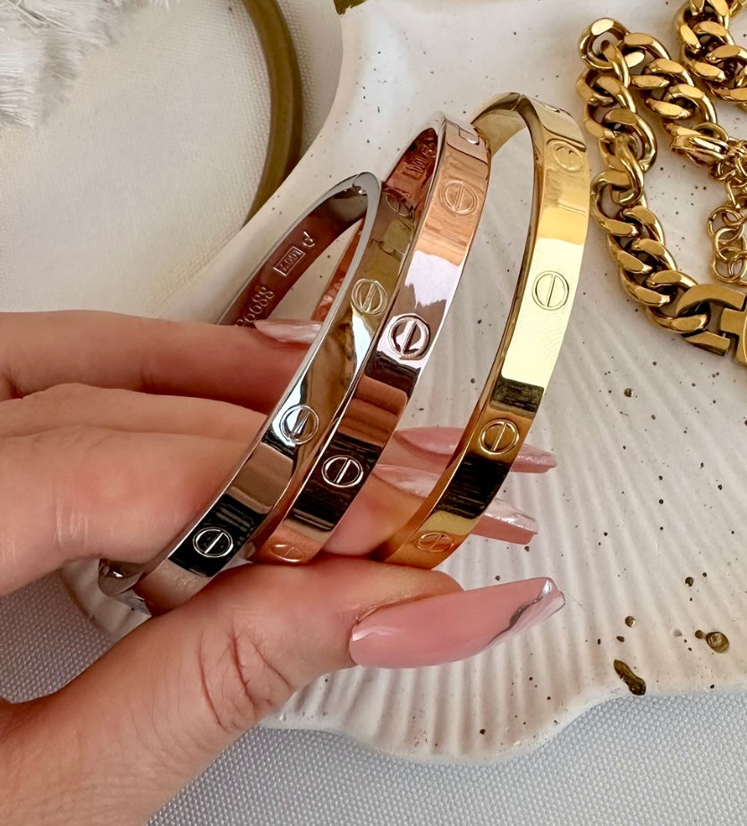 High quality triple Cartier bangle