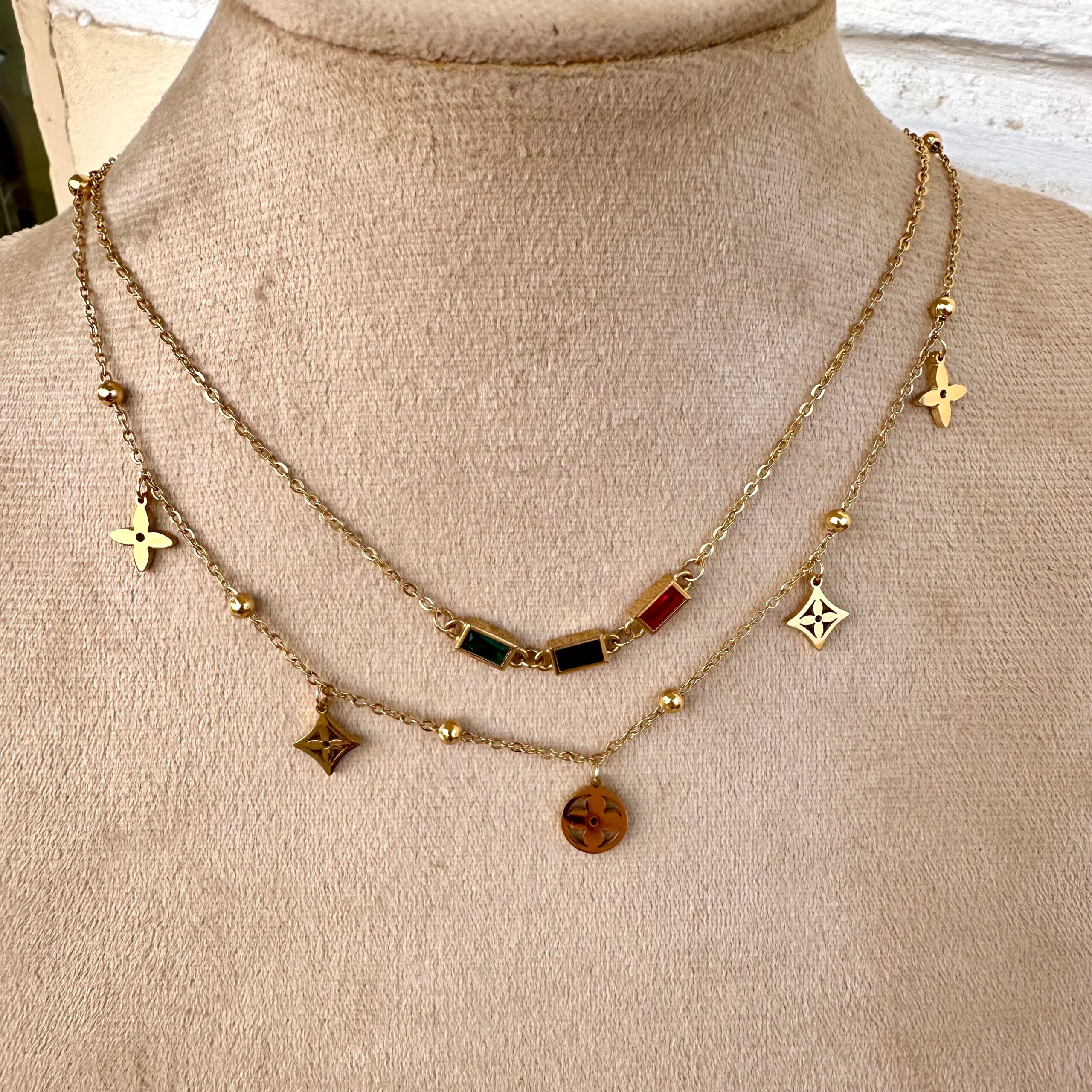 Layer van cleef necklace