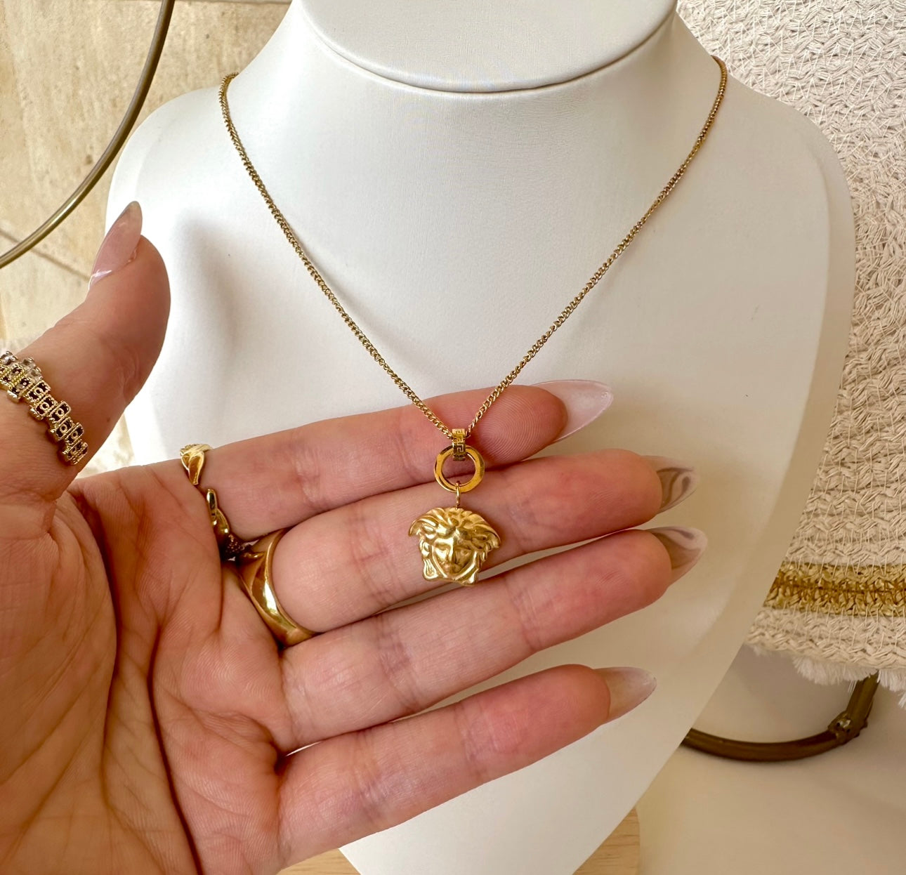 Golden Versace necklace