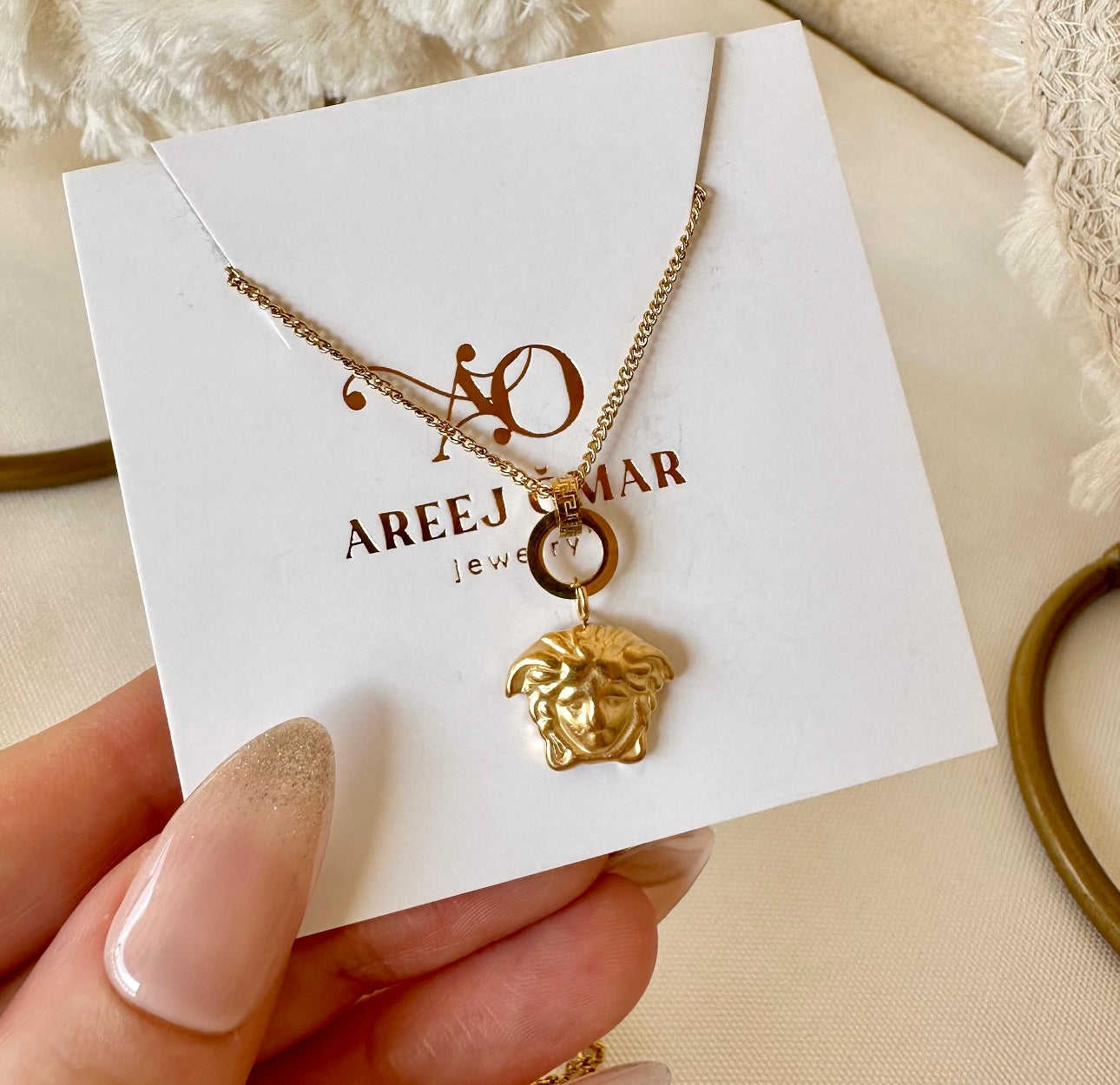 Golden Versace necklace
