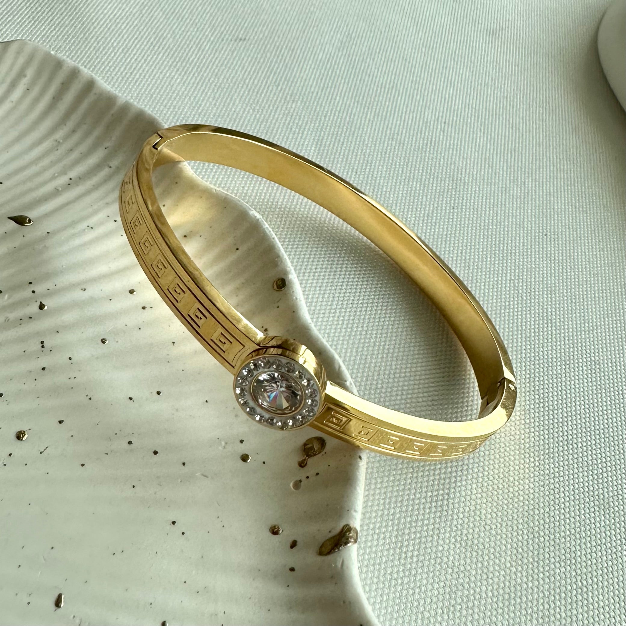 Golden Versace bangle