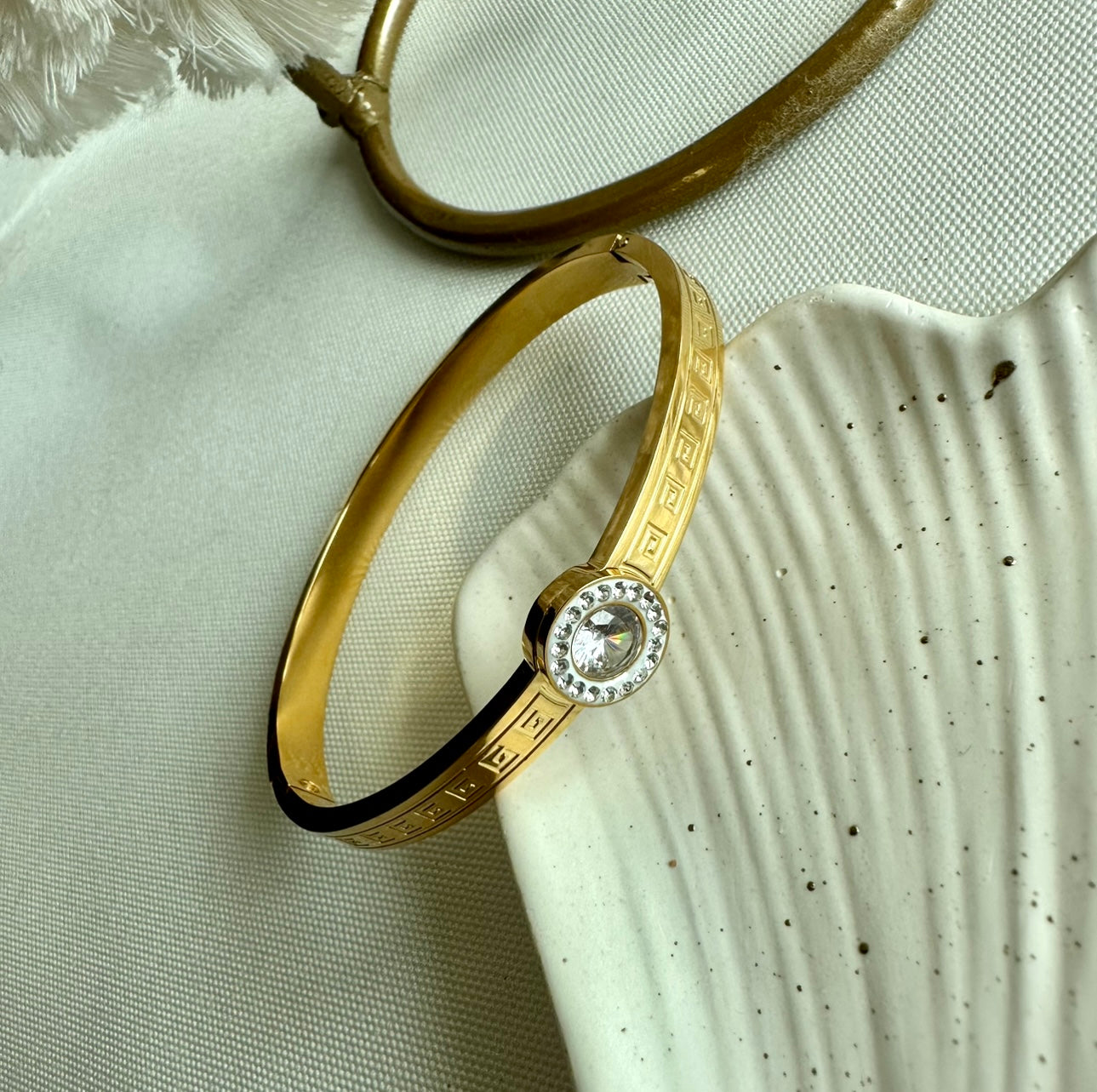 Golden Versace bangle