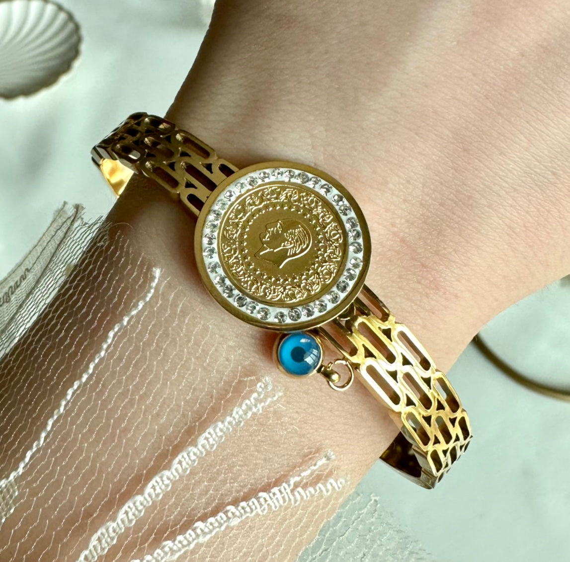 Coins bangle