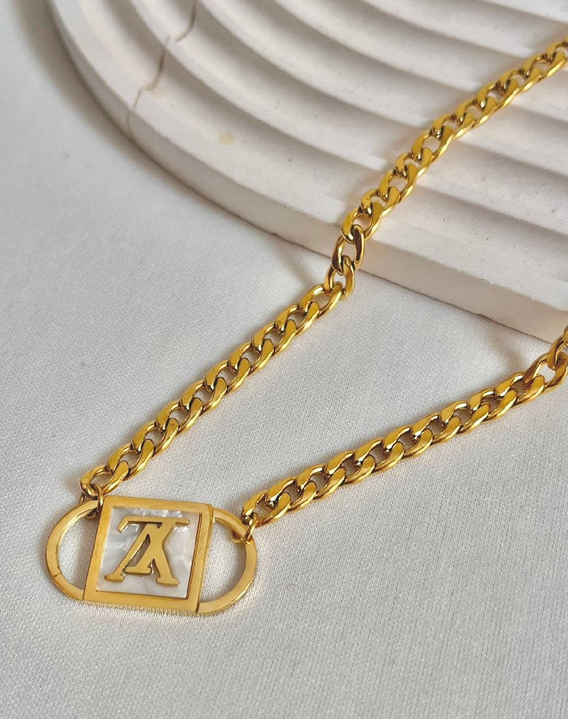 Lv necklace