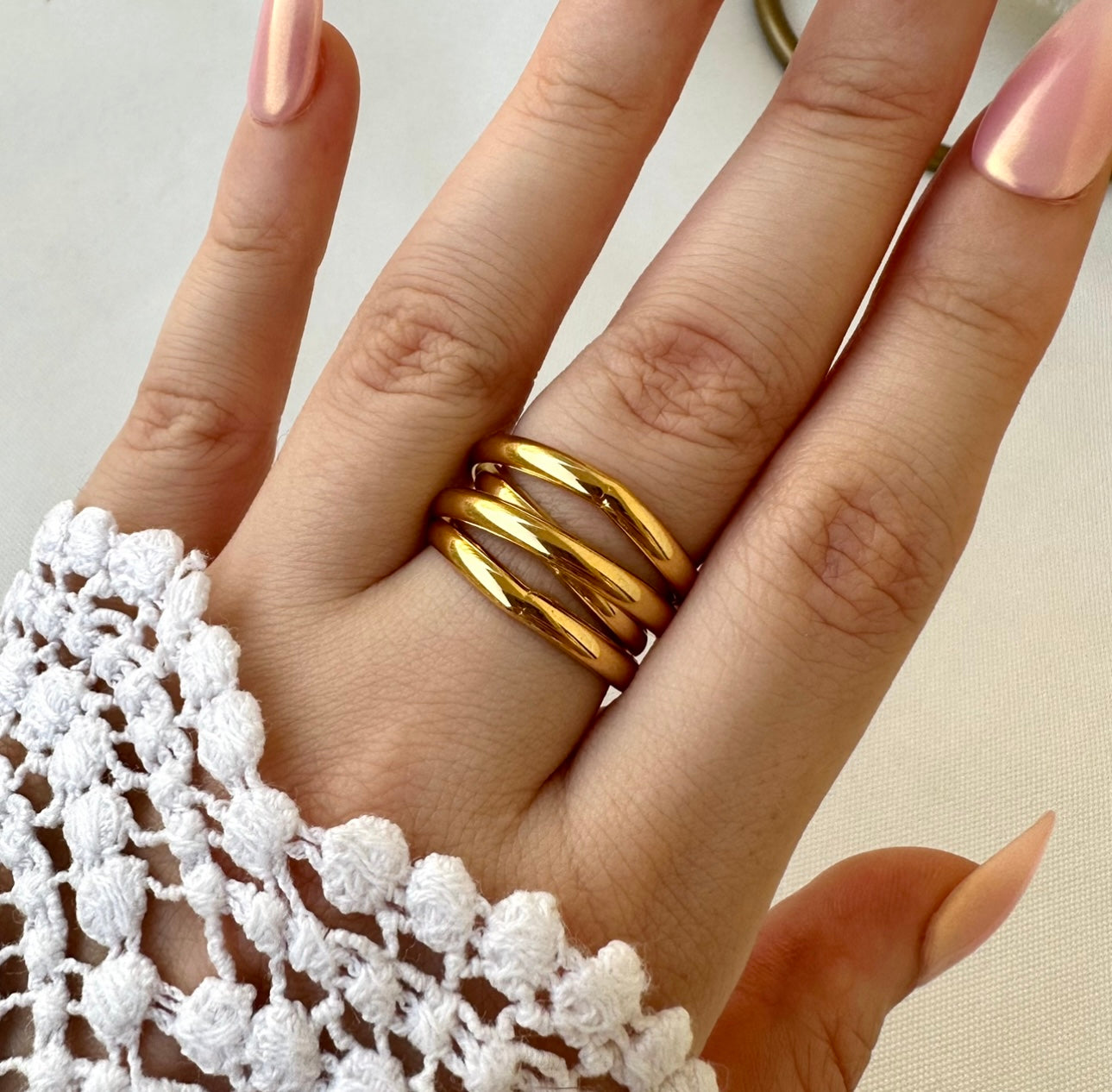 Chunky Gold ring