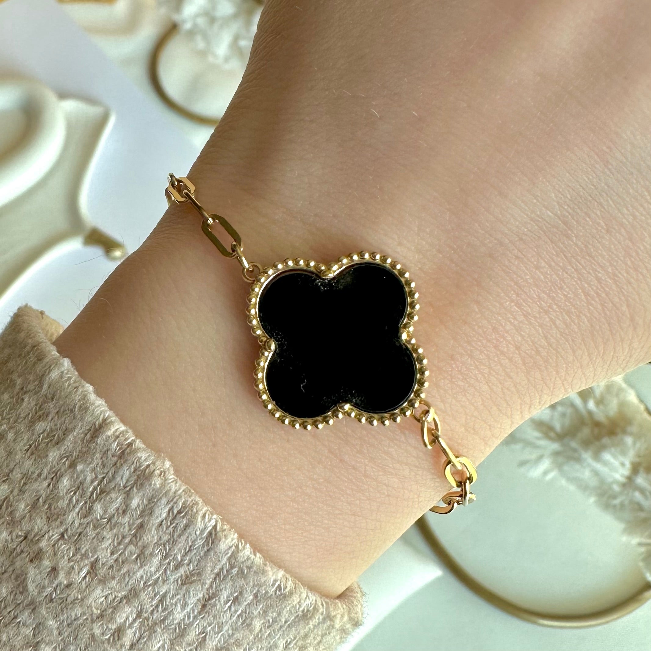 black van cleef bracelet